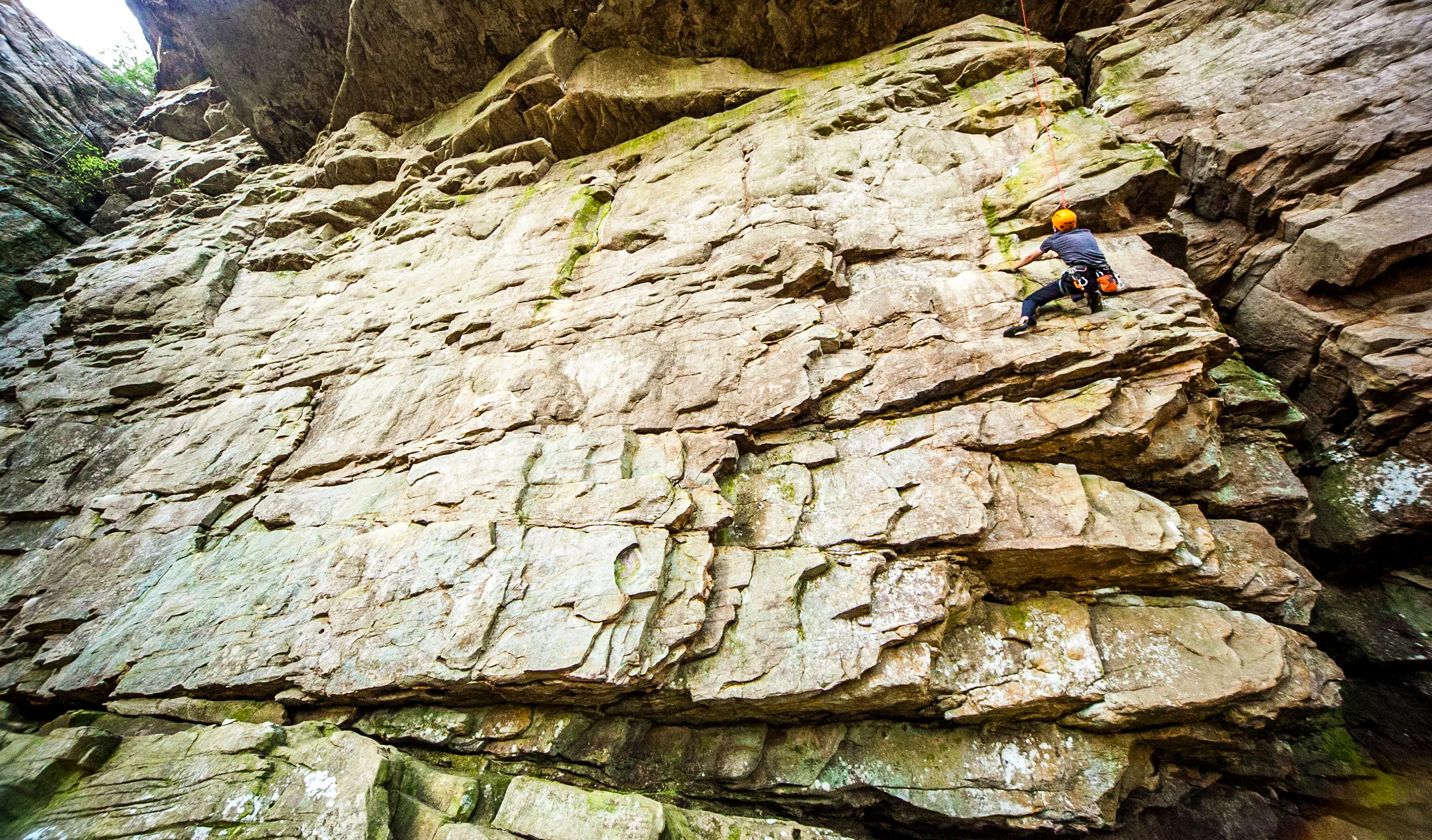 Climb The Lilly Bluff Wall