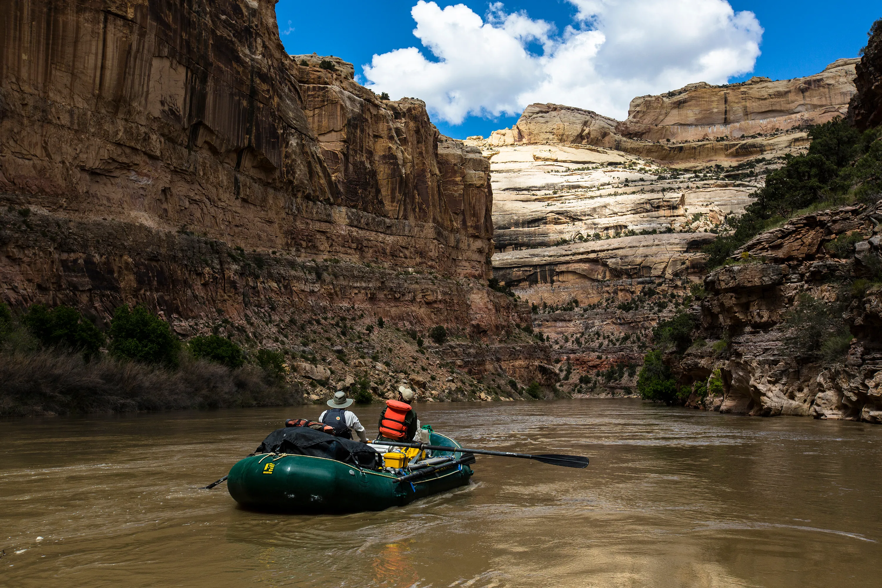 Float the Yampa River through Dinosaur National Monument