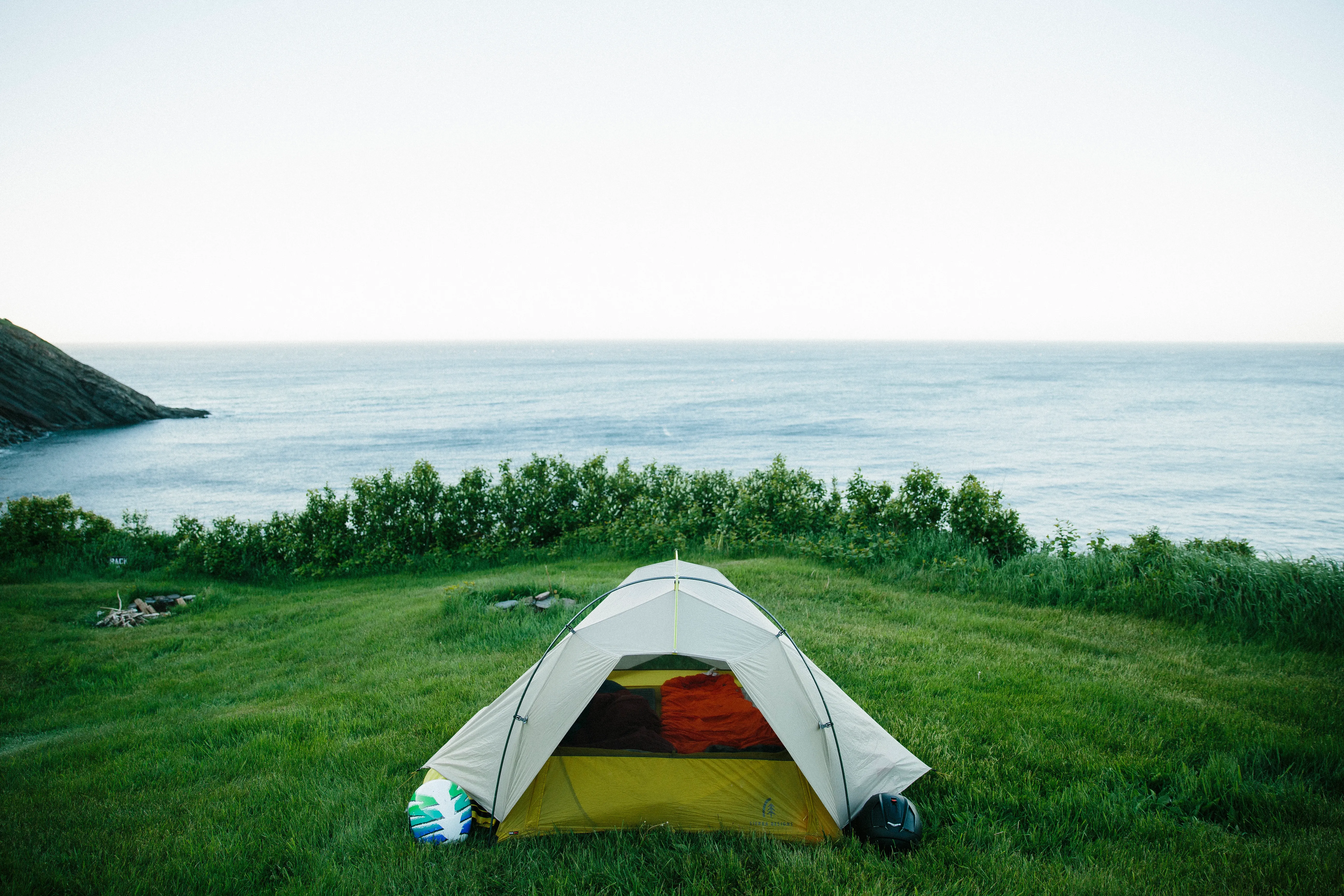 Camping at Meat Cove