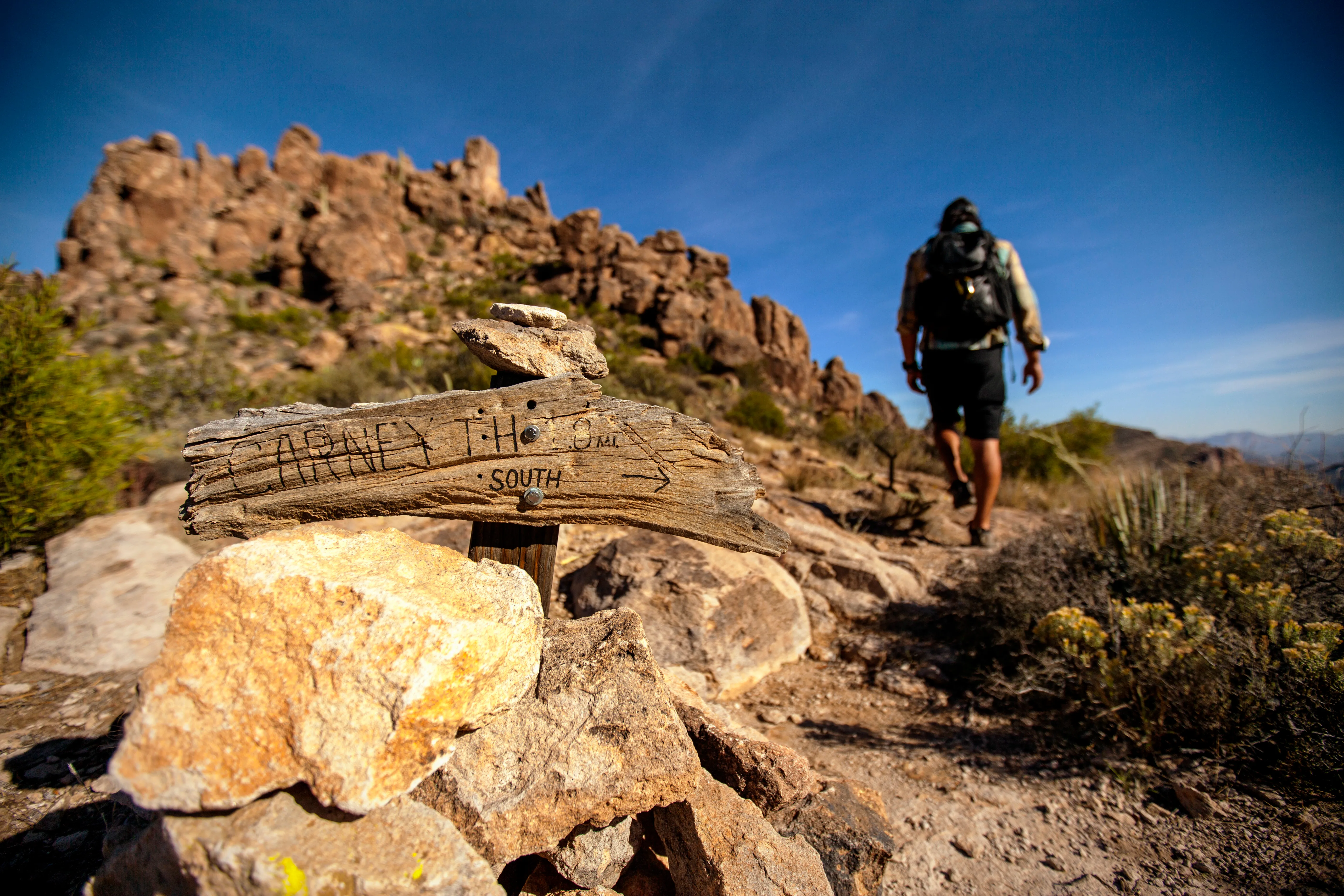 Superstition Peak 5057 via Carney Springs