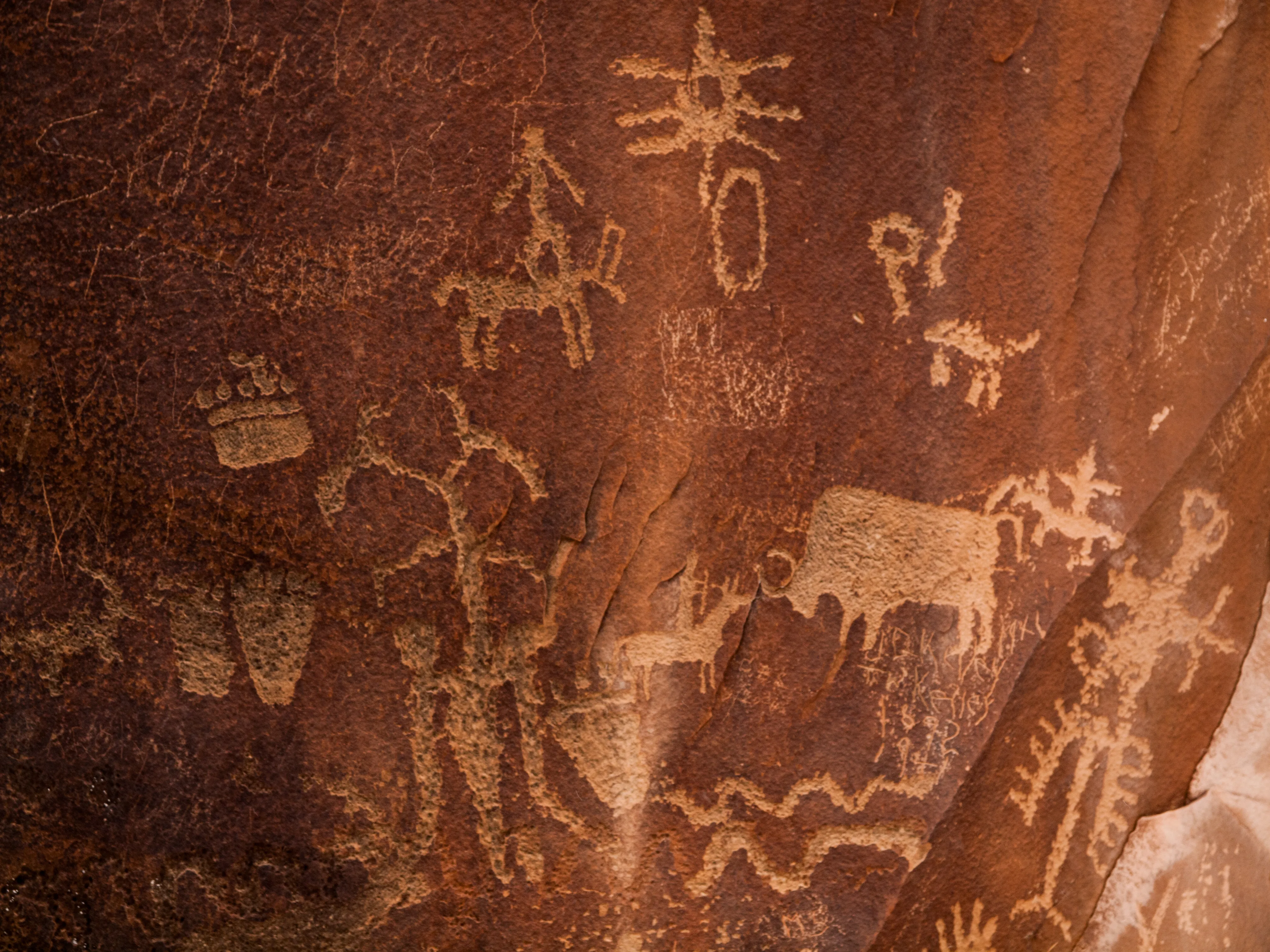 Explore the Newspaper Rock Ancient Petroglyphs 
