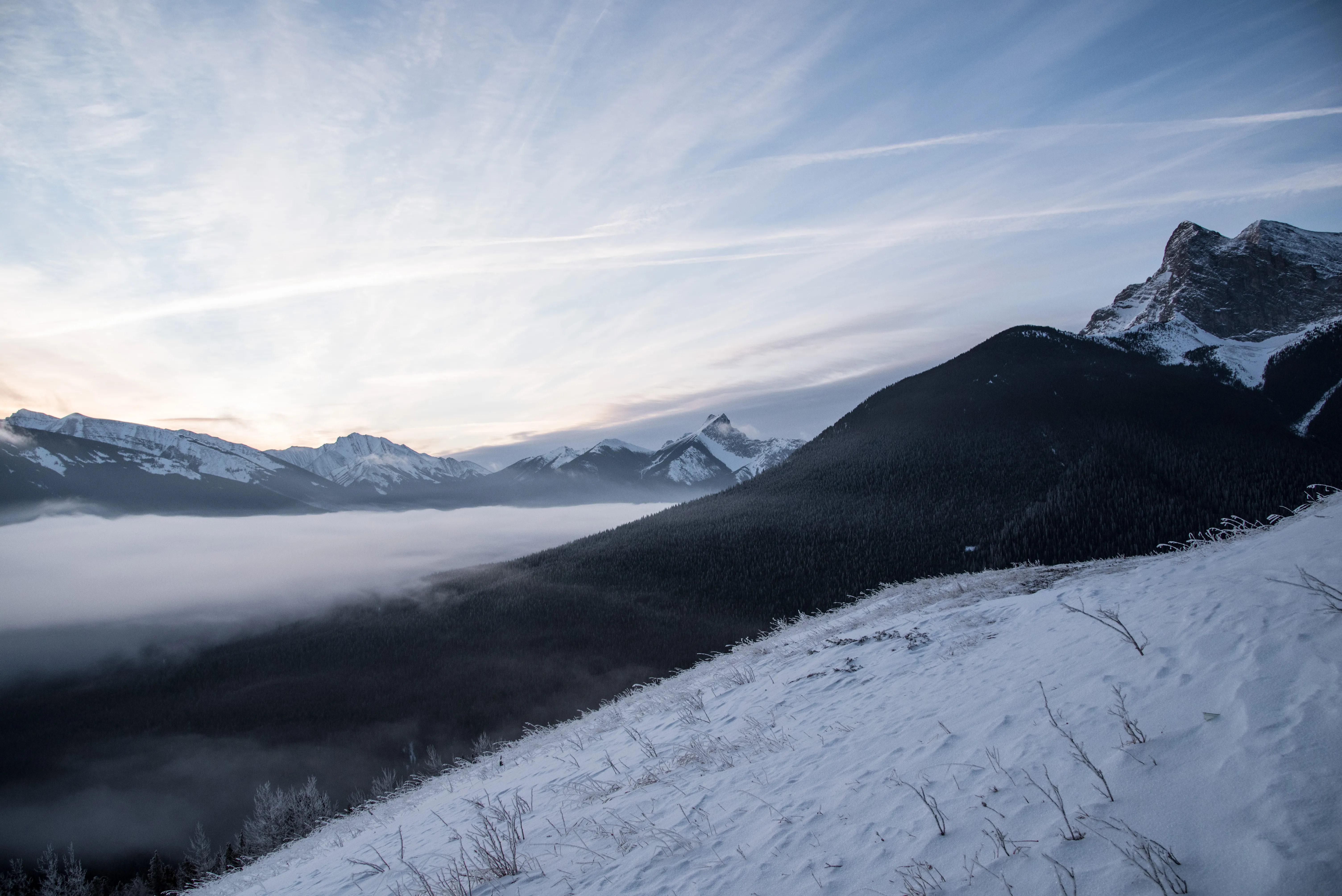 Winter Climb Mount Allan