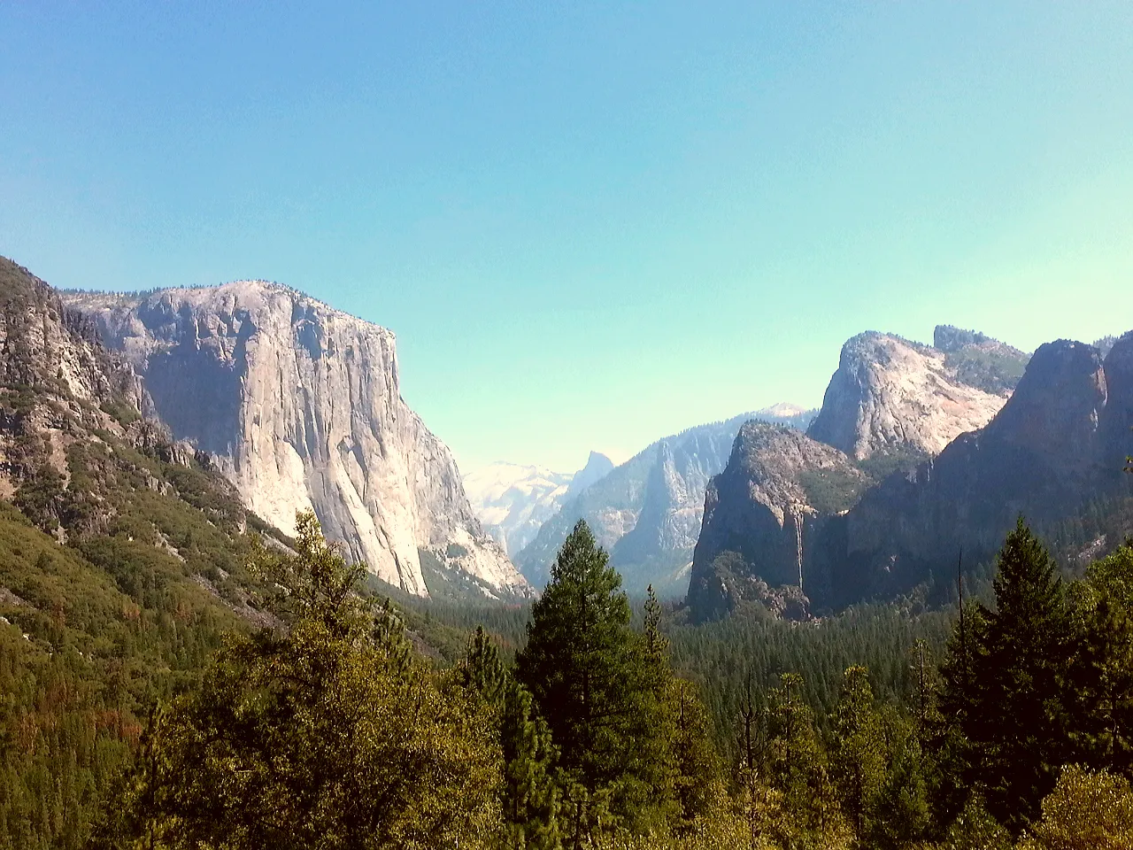 Hike from Tunnel View to Glacier Point