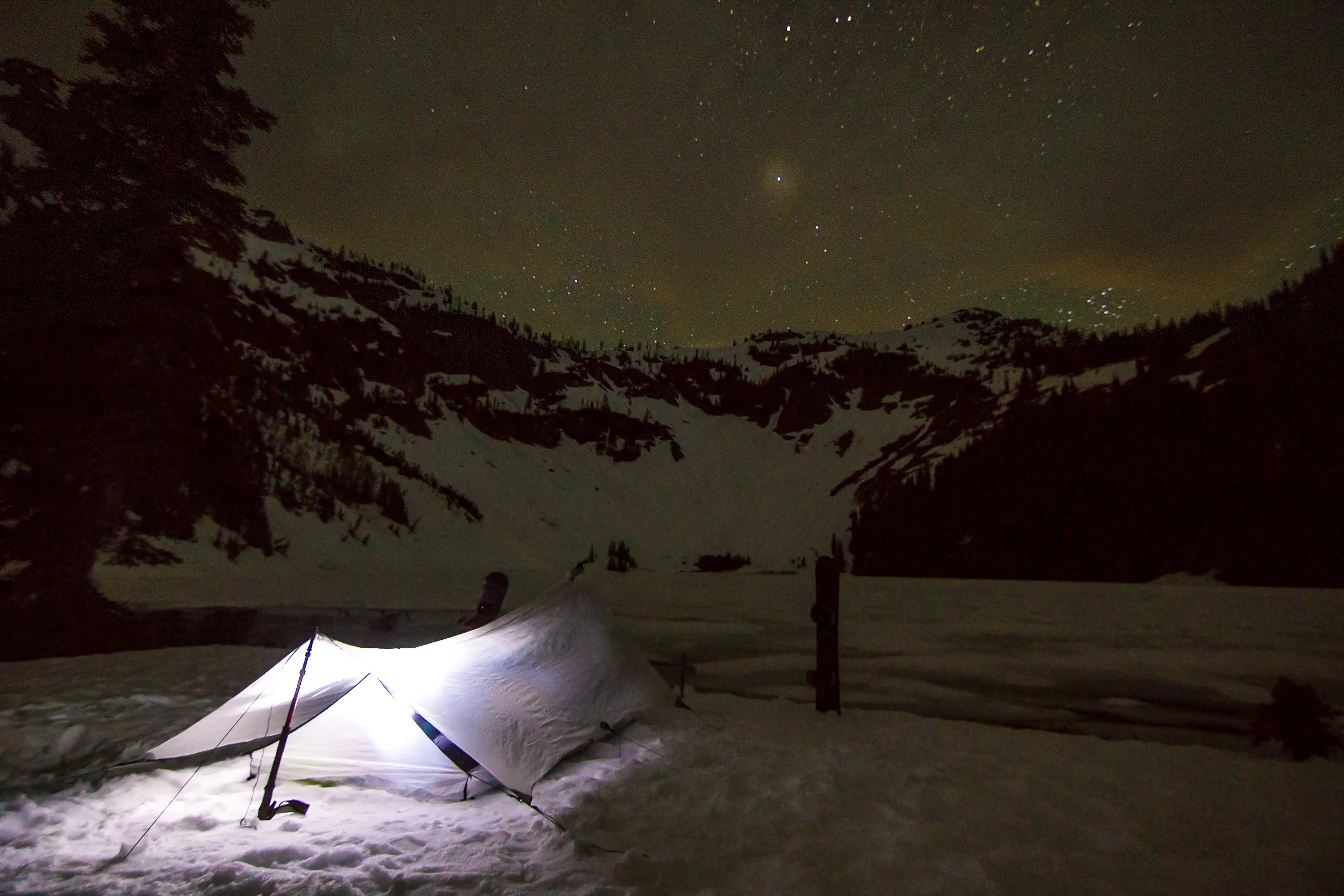 Backcountry Ski or Snowboard at Ann Lake