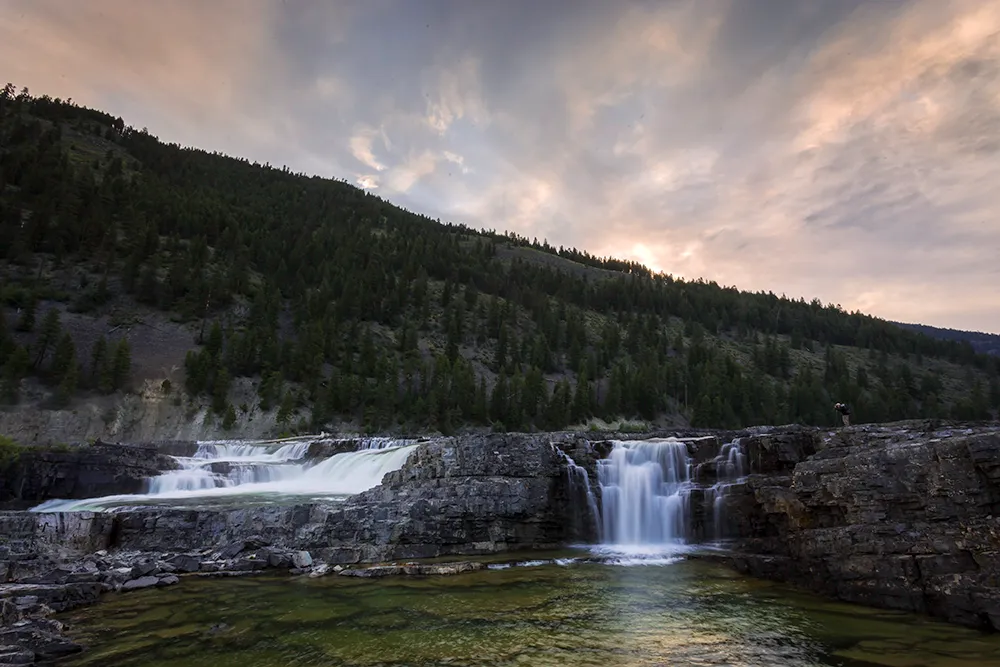 Kootenai Falls and Swinging Bridge