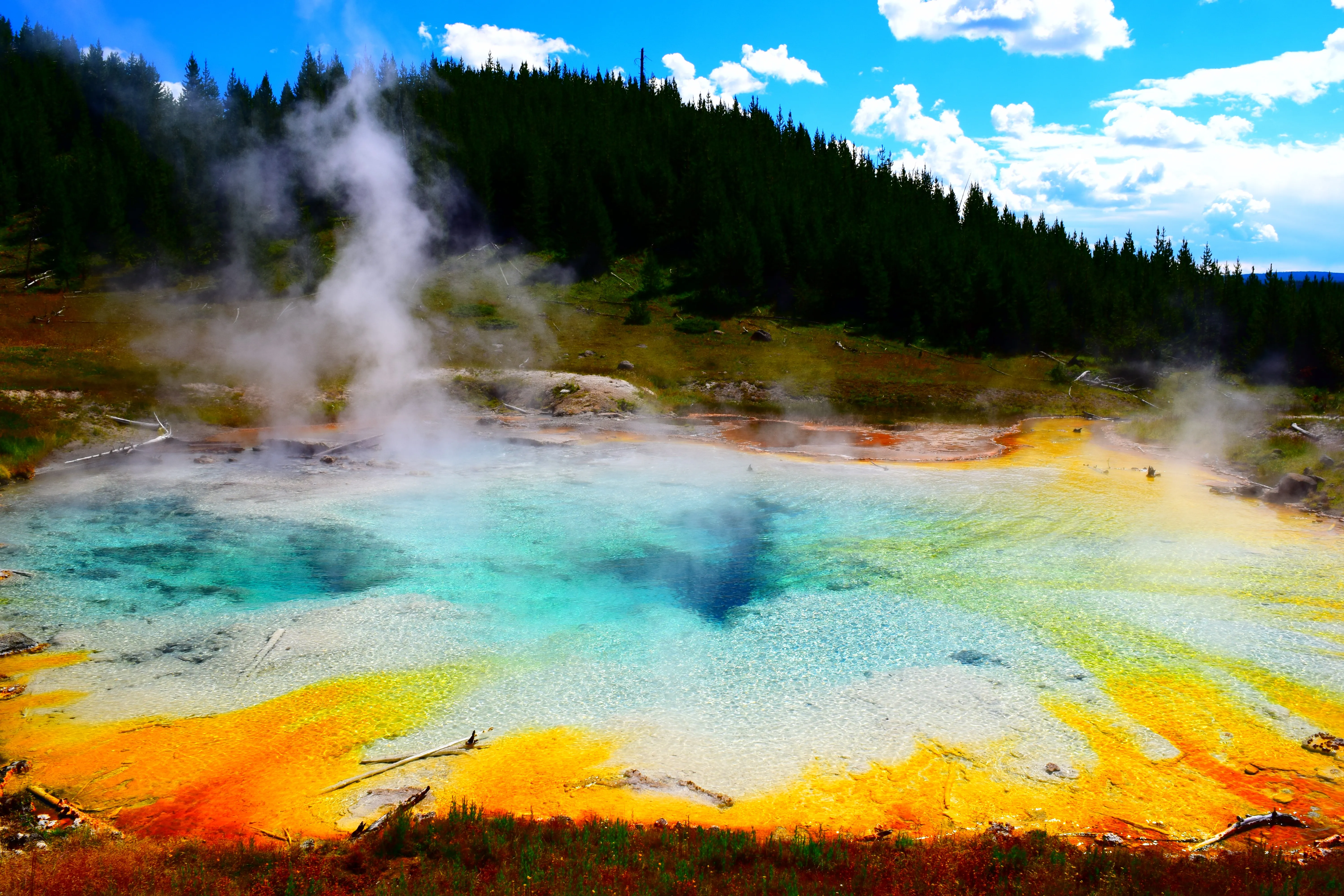 Sentinel Meadows to Fairy Falls and Imperial Geyser