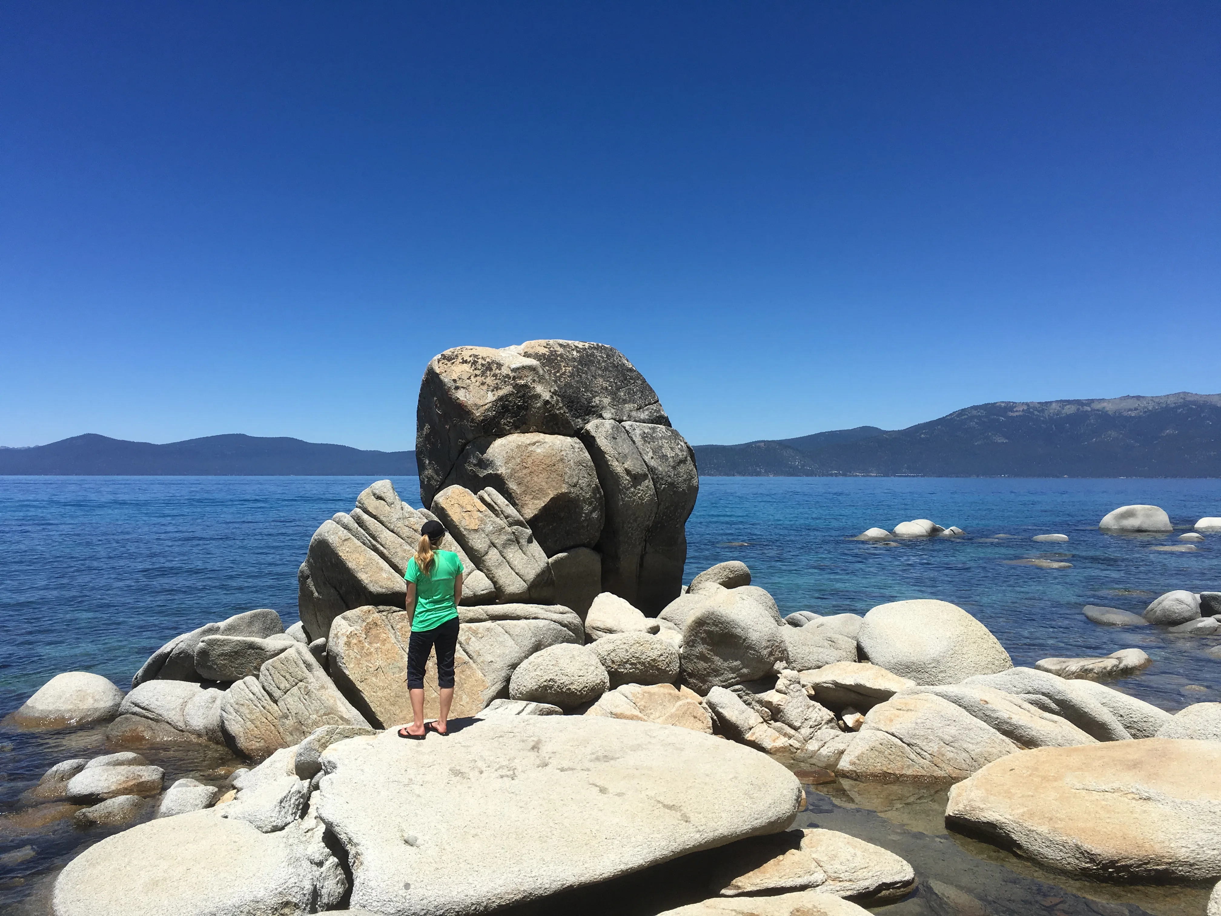 Relax at Tahoe's Chimney Beach
