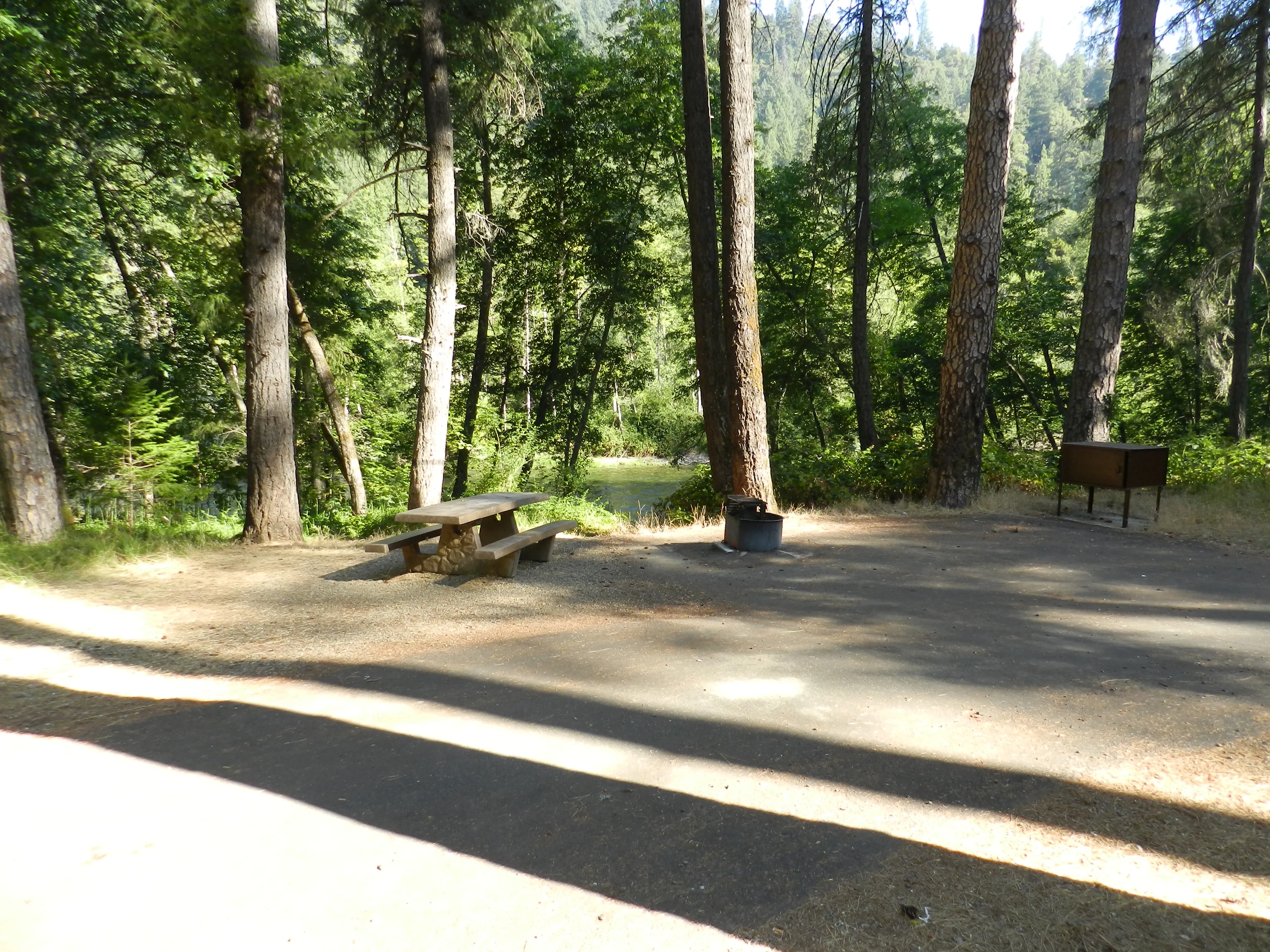 Camp at Steel Bridge Campground