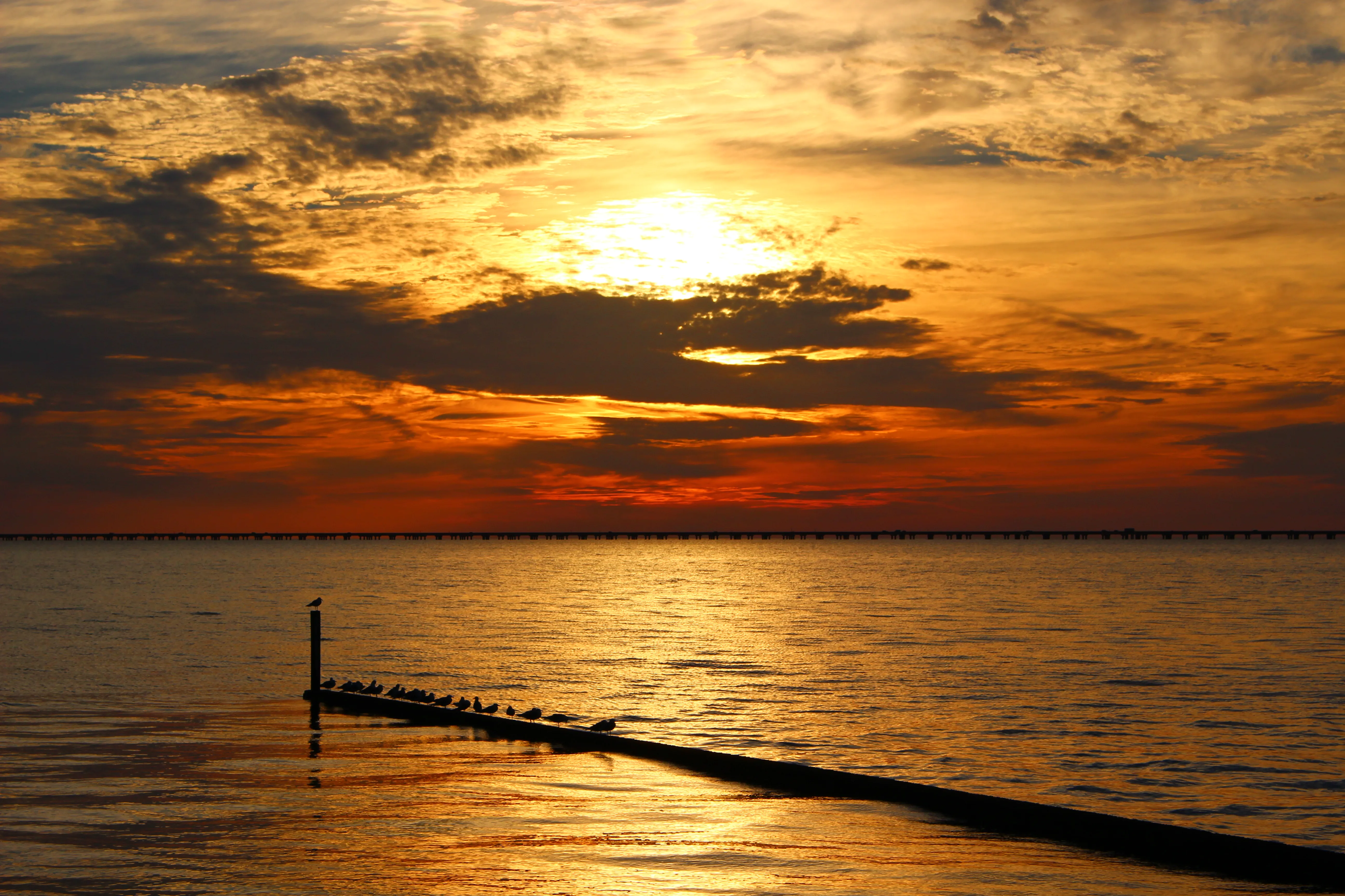 Sunset Stroll on the Mandeville Lakefront
