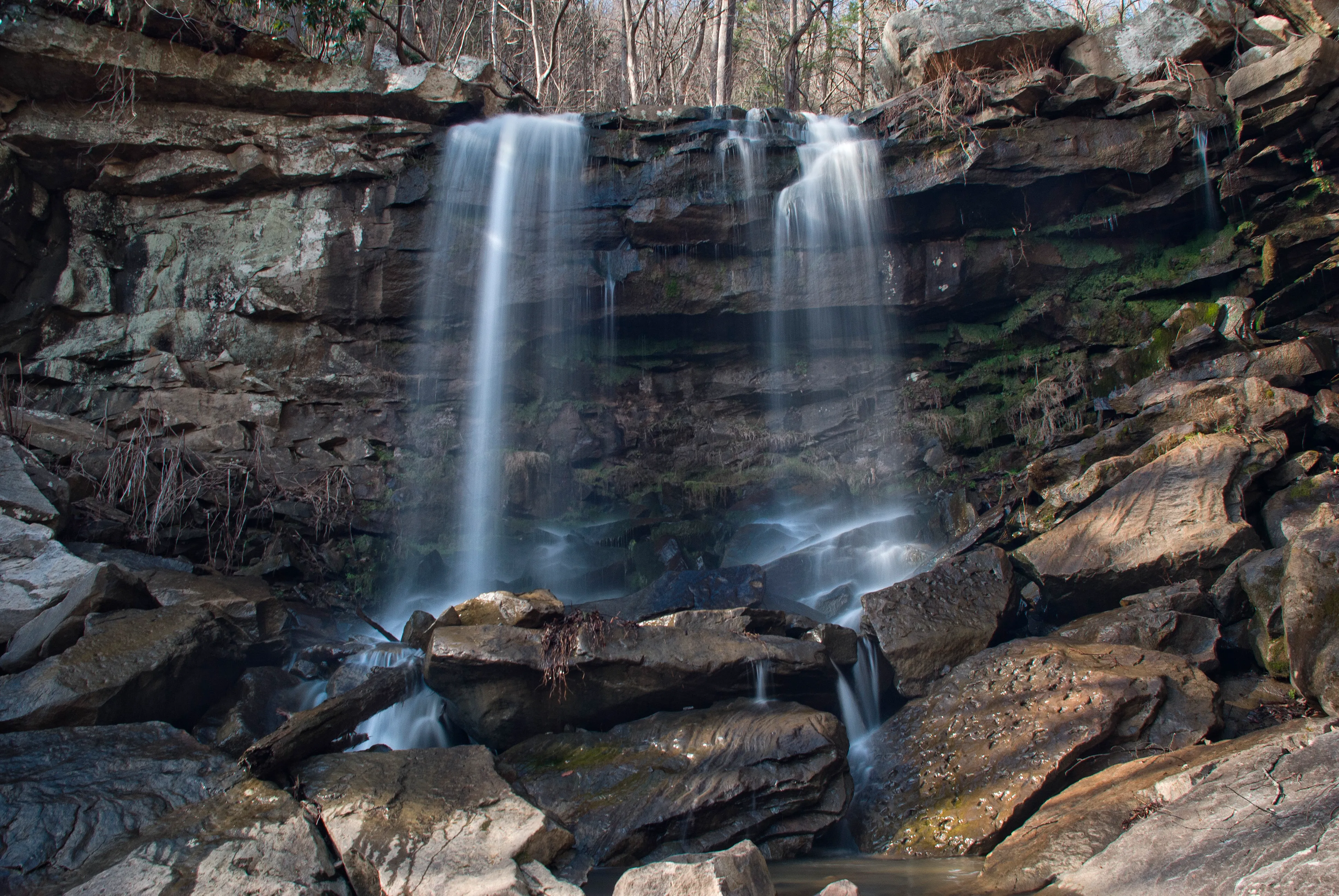 Turkey Creek Falls in Hawks Nest SP