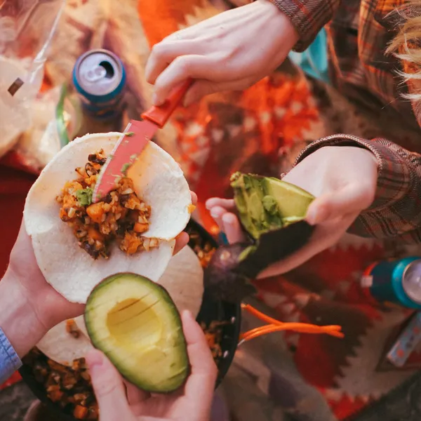 Butternut Squash Cauliflower Trail Tacos 
