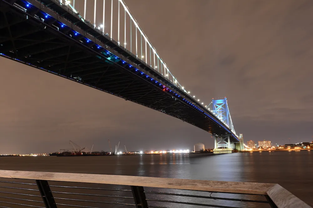 Photograph the Benjamin Franklin Bridge