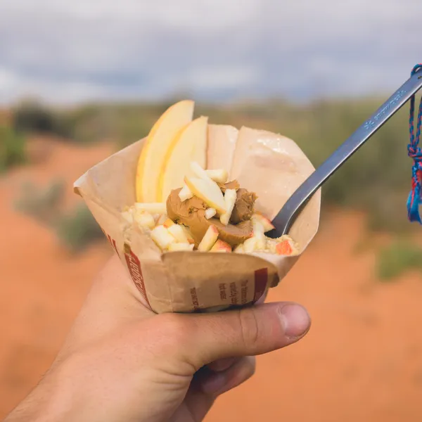 An Easy Camping Recipe for Apple Oatmeal Cones