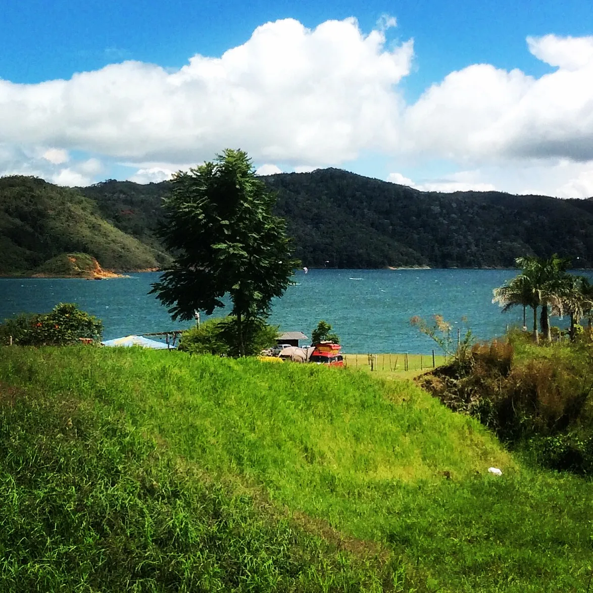 Camp at Lago di Calima