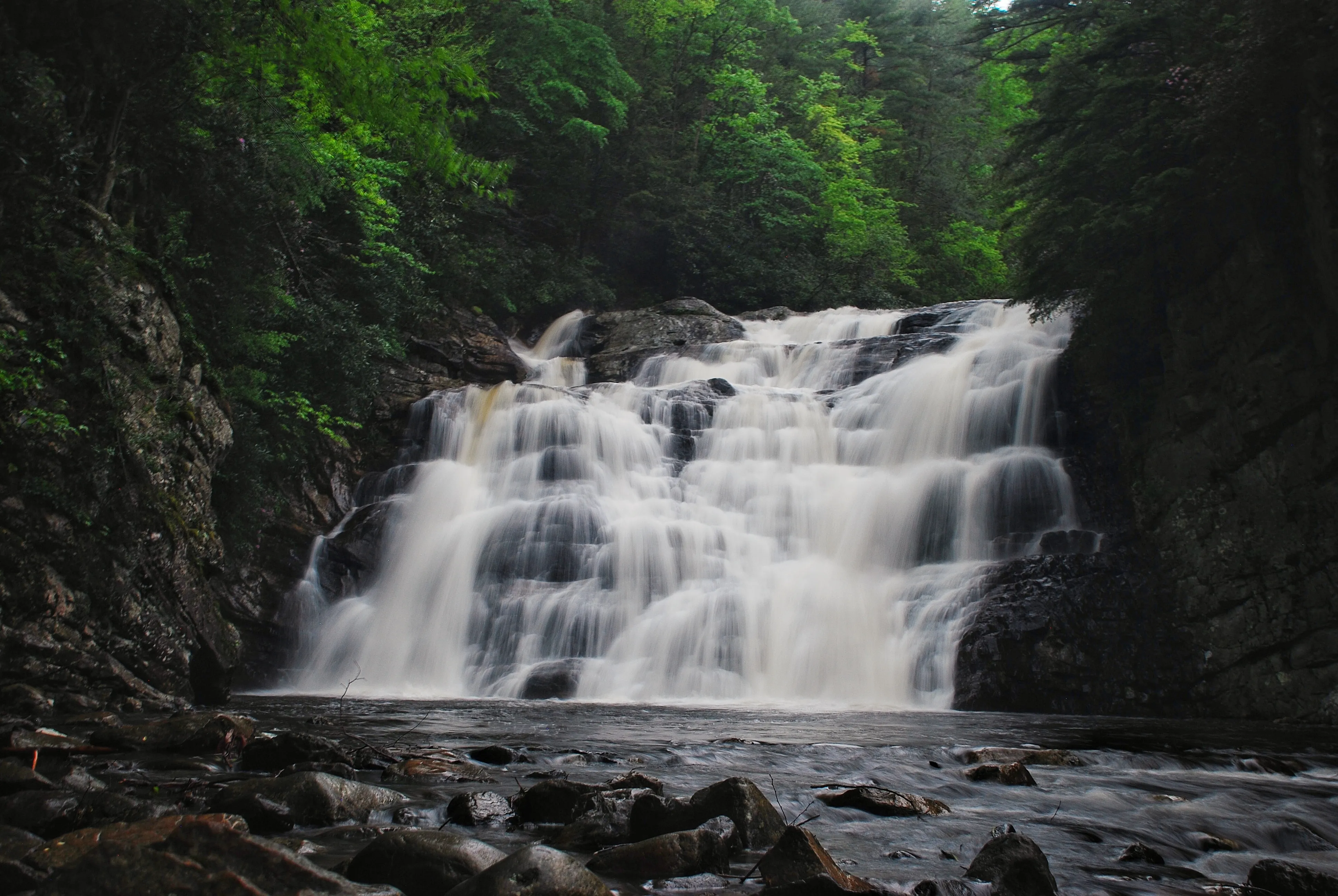 Laurel Fork Falls via Dennis Cove