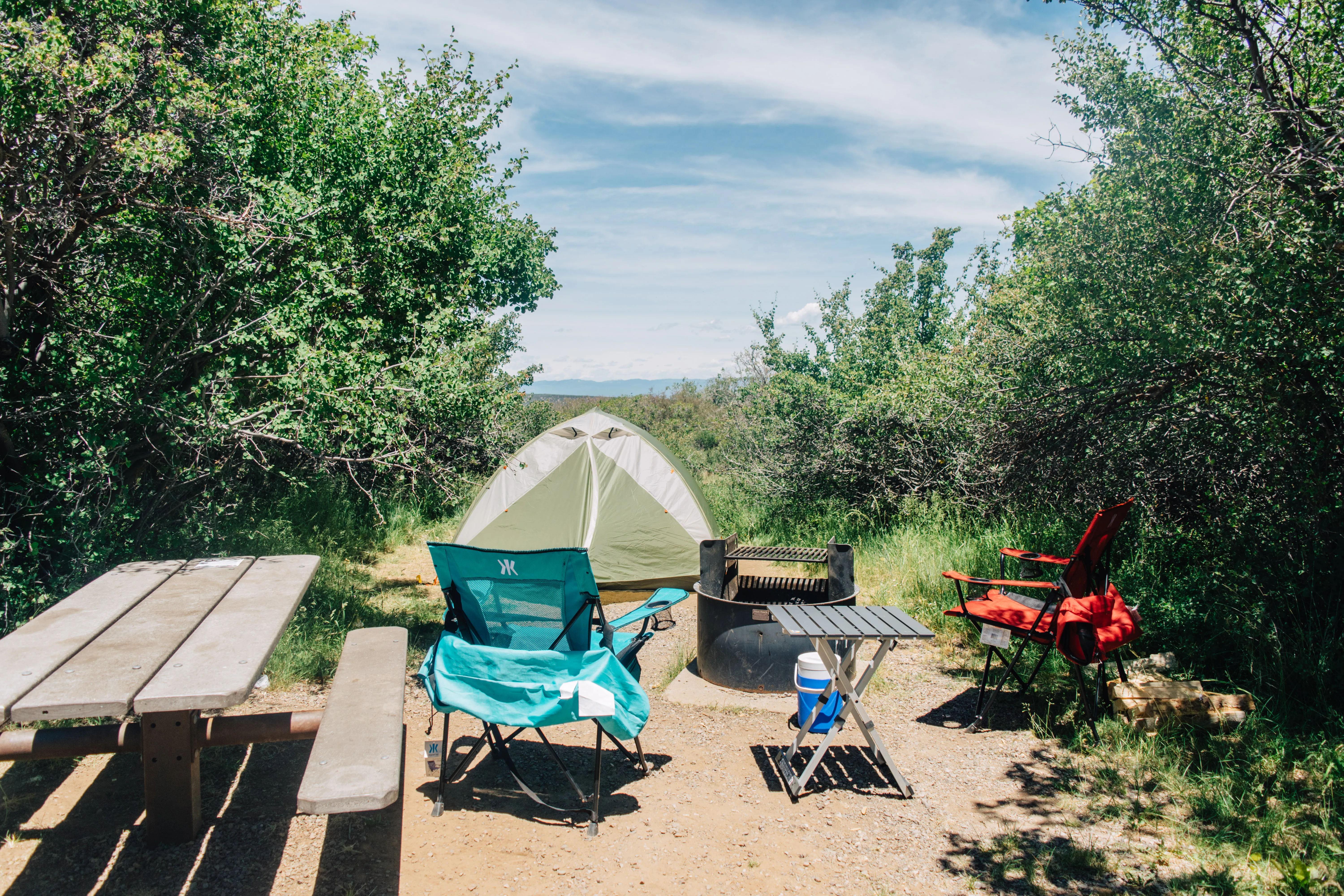 Camp at Black Canyon of the Gunnison's South Rim Campground