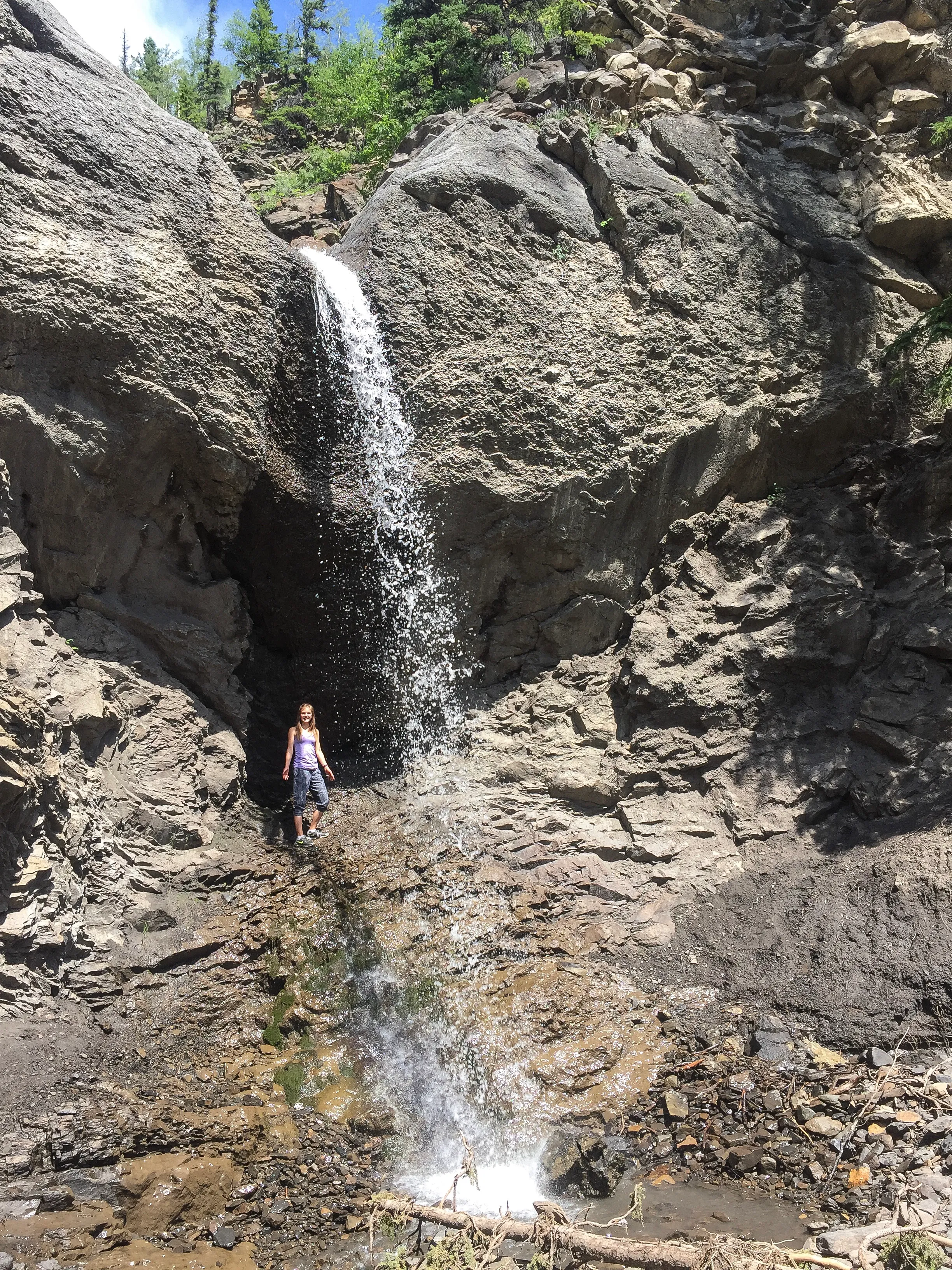 Hike to Twin Falls In Grande Cache