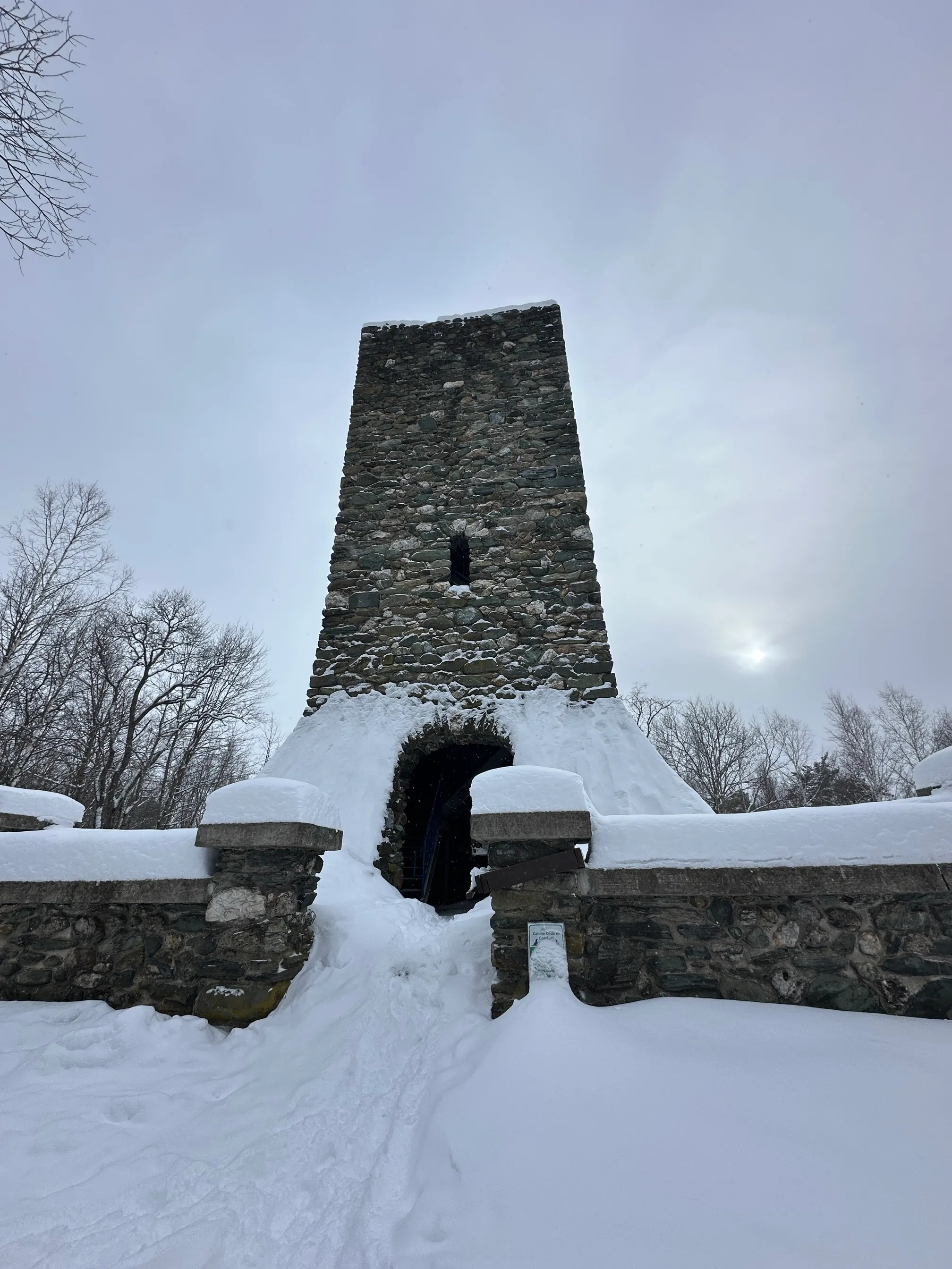 Stone Tower via State House Trail