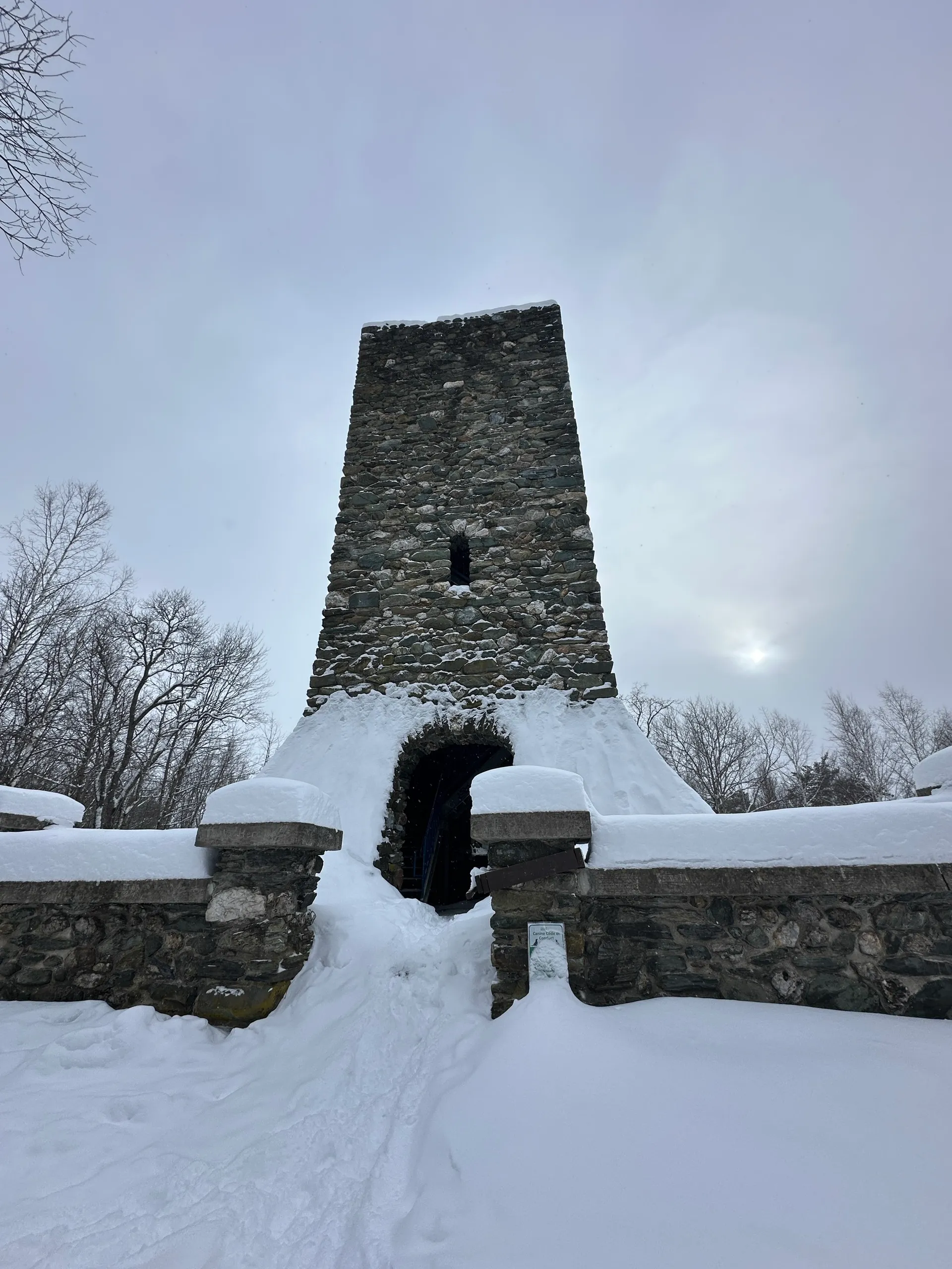 Stone Tower via State House Trail
