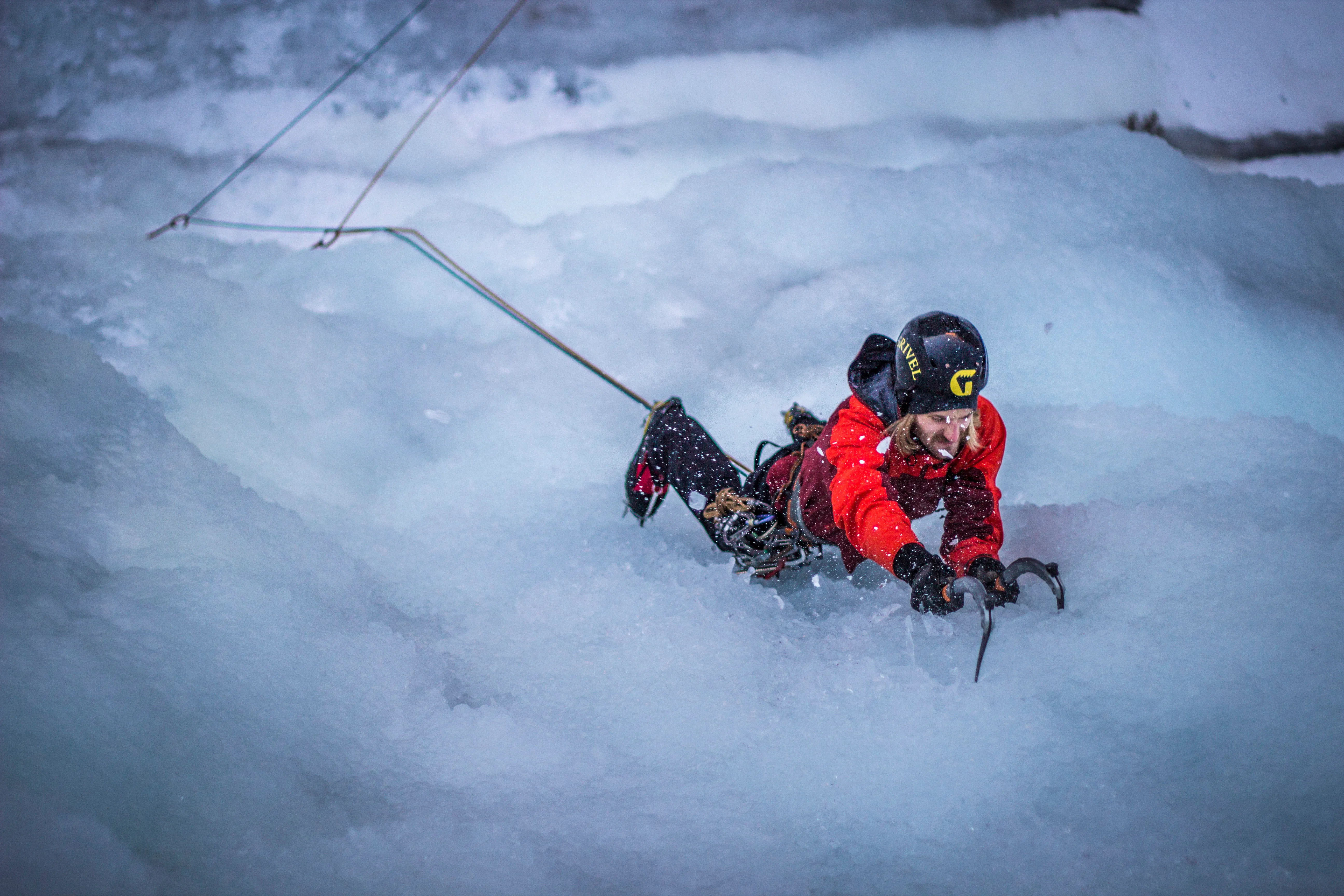 Ice Climbing Provo Canyon