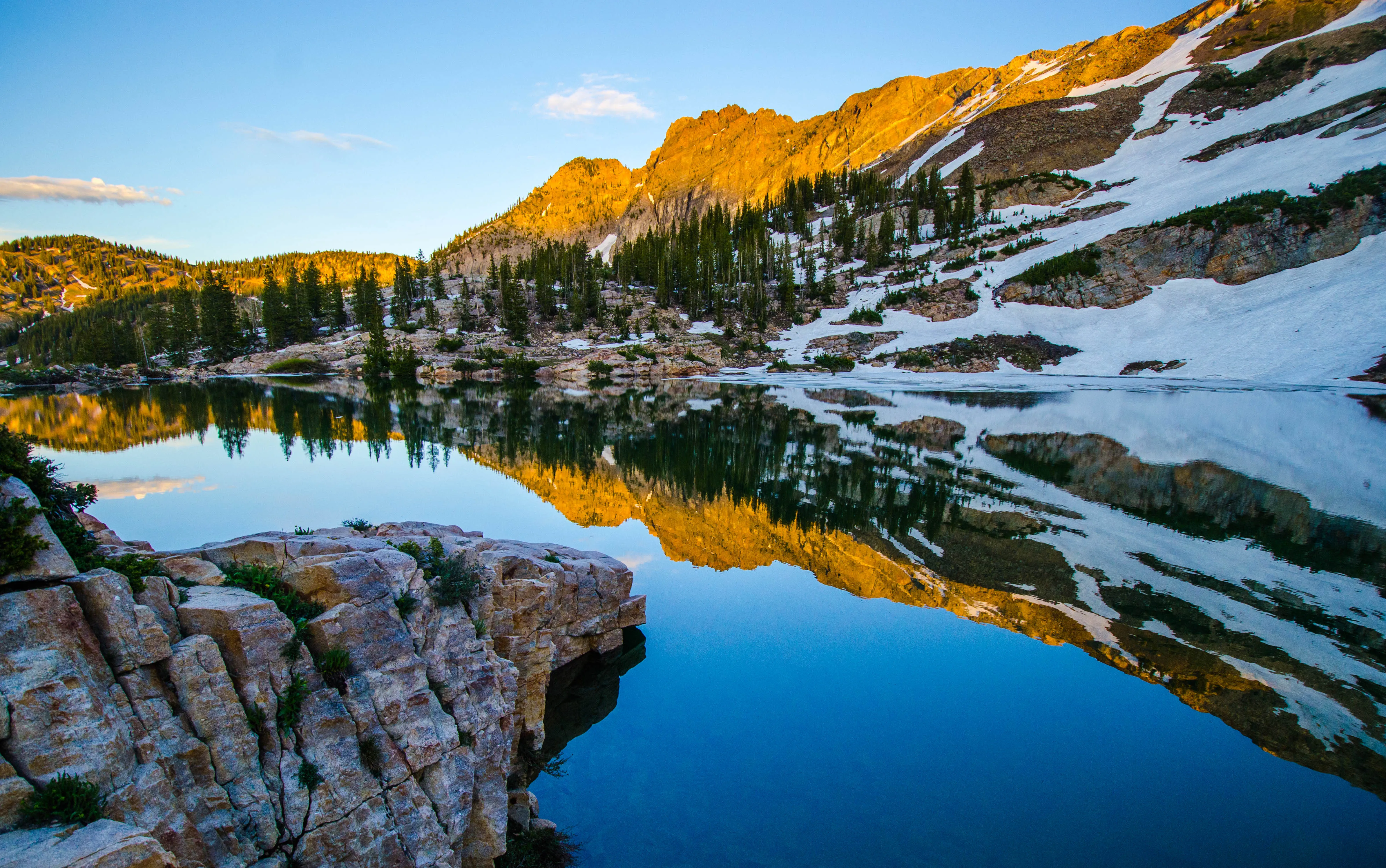 Cecret Lake from Albion Basin