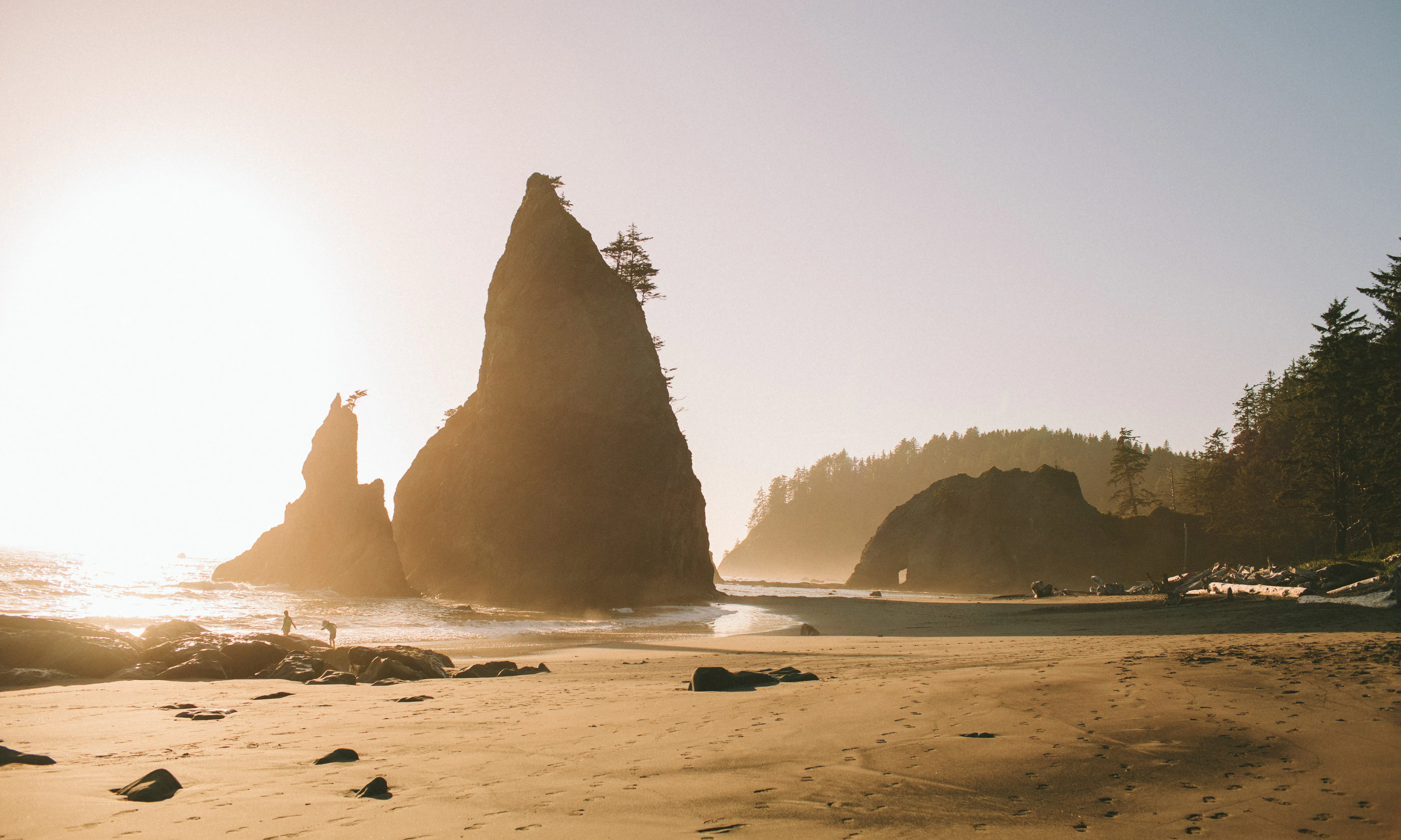 Rialto Beach to the Sea Stacks