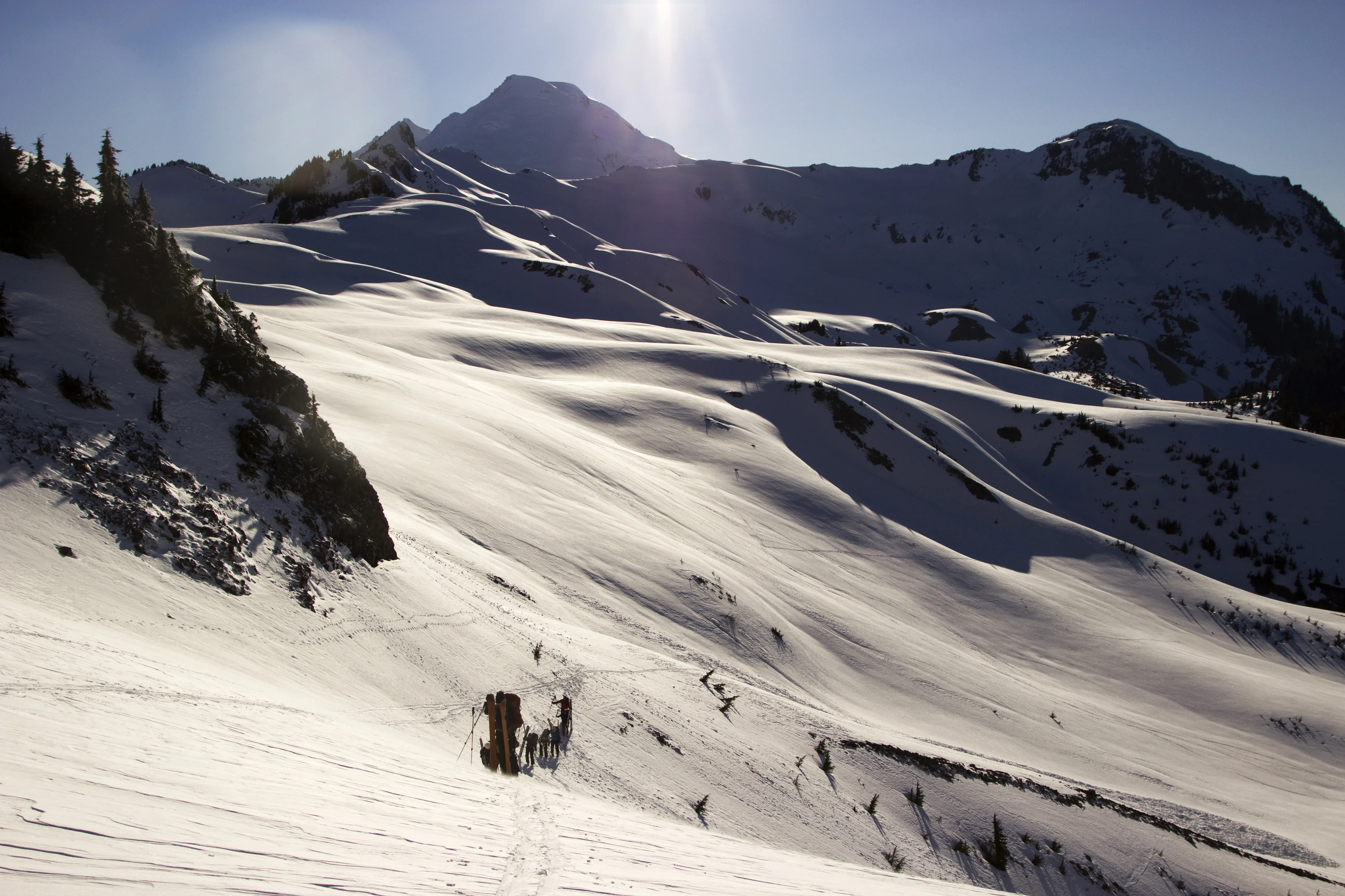 Backcountry Skiing Near Mt. Baker