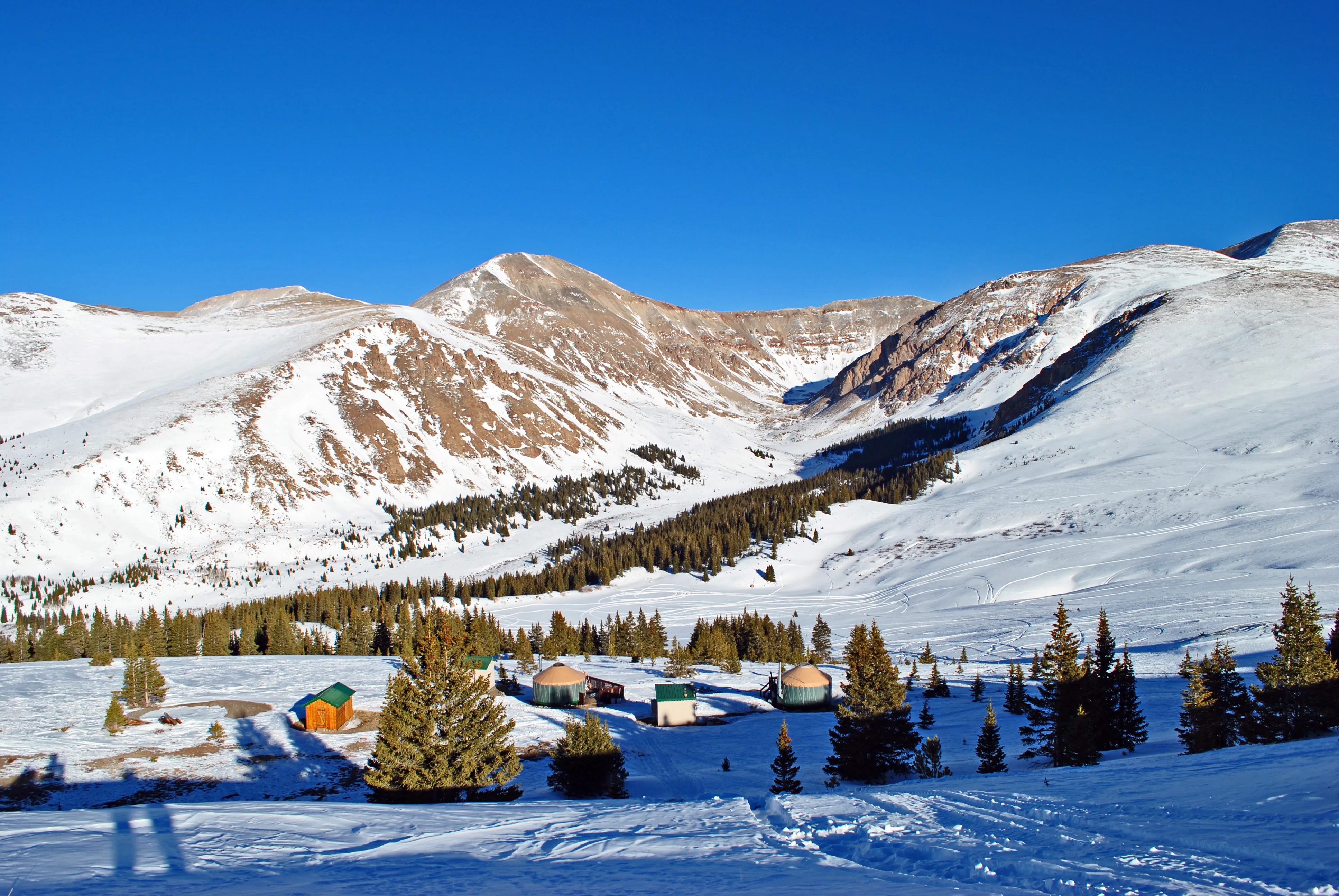 Overnight at the Emma and Marceline Yurts, Leadville