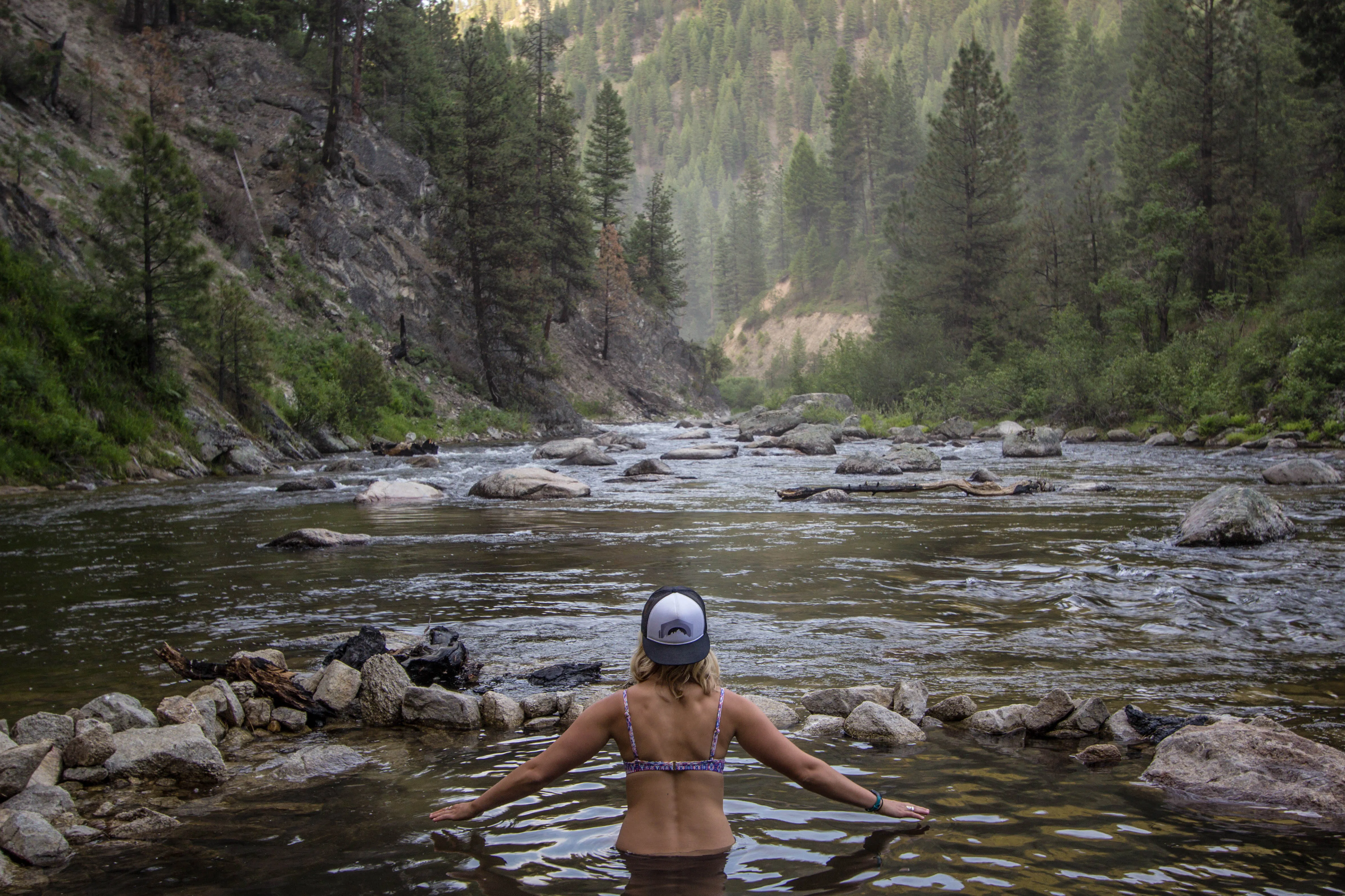 Camp at Rocky Canyon Hot Springs 