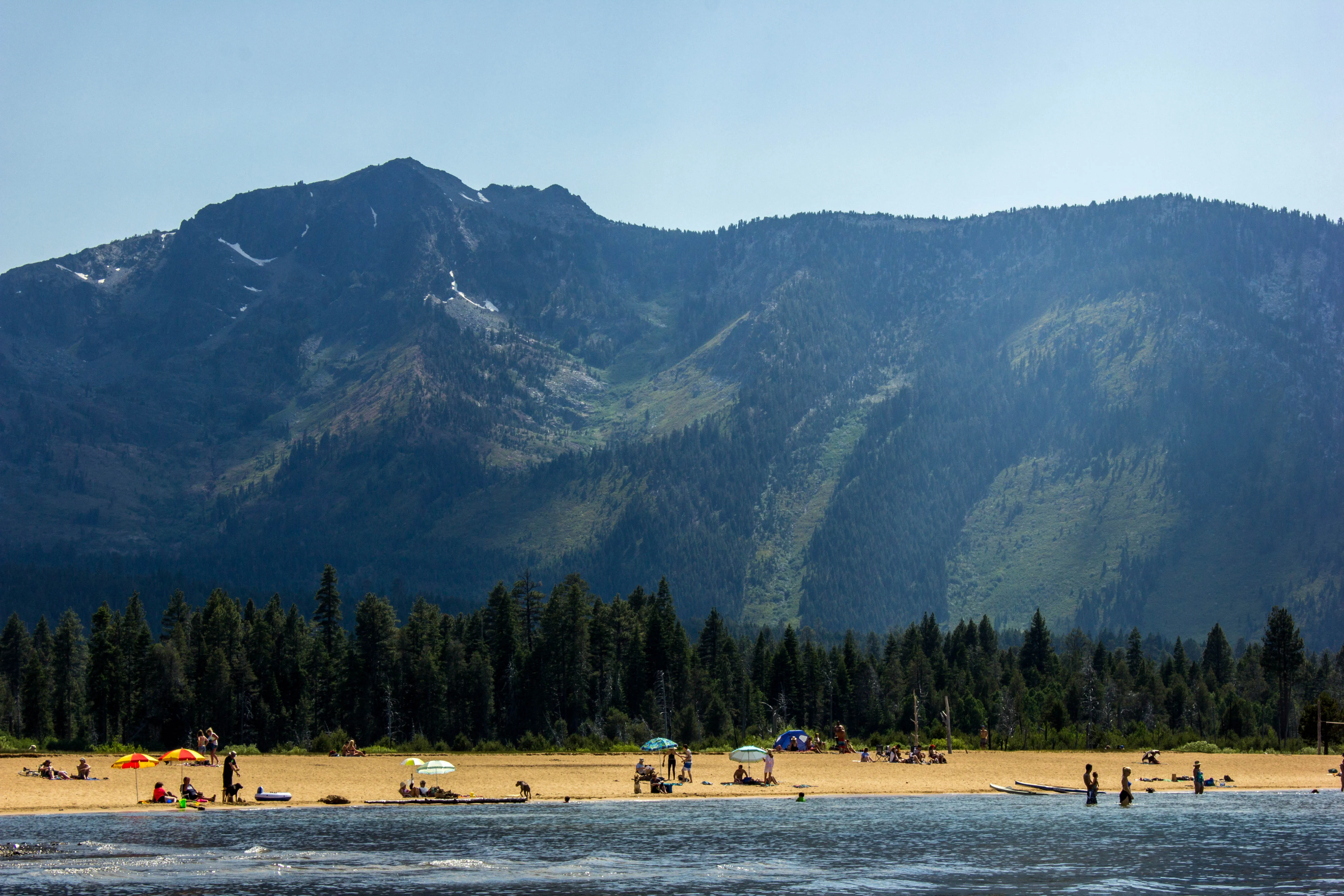 Chillin at Lake Tahoe's Kiva Beach