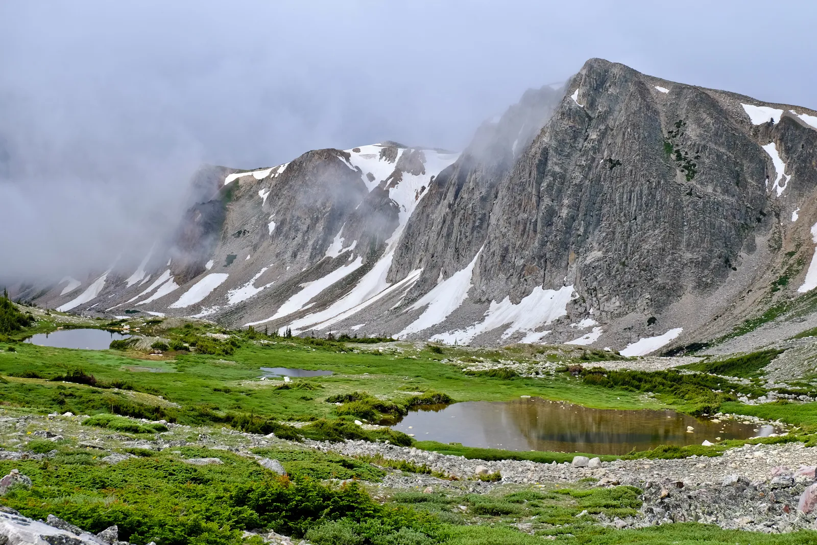Medicine Bow Peak Summit via Lake Marie Trailhead