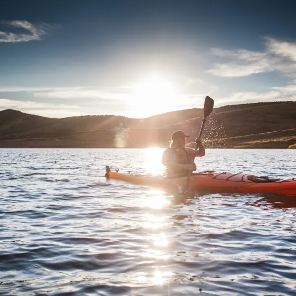 Kayak at Little Dell Reservoir