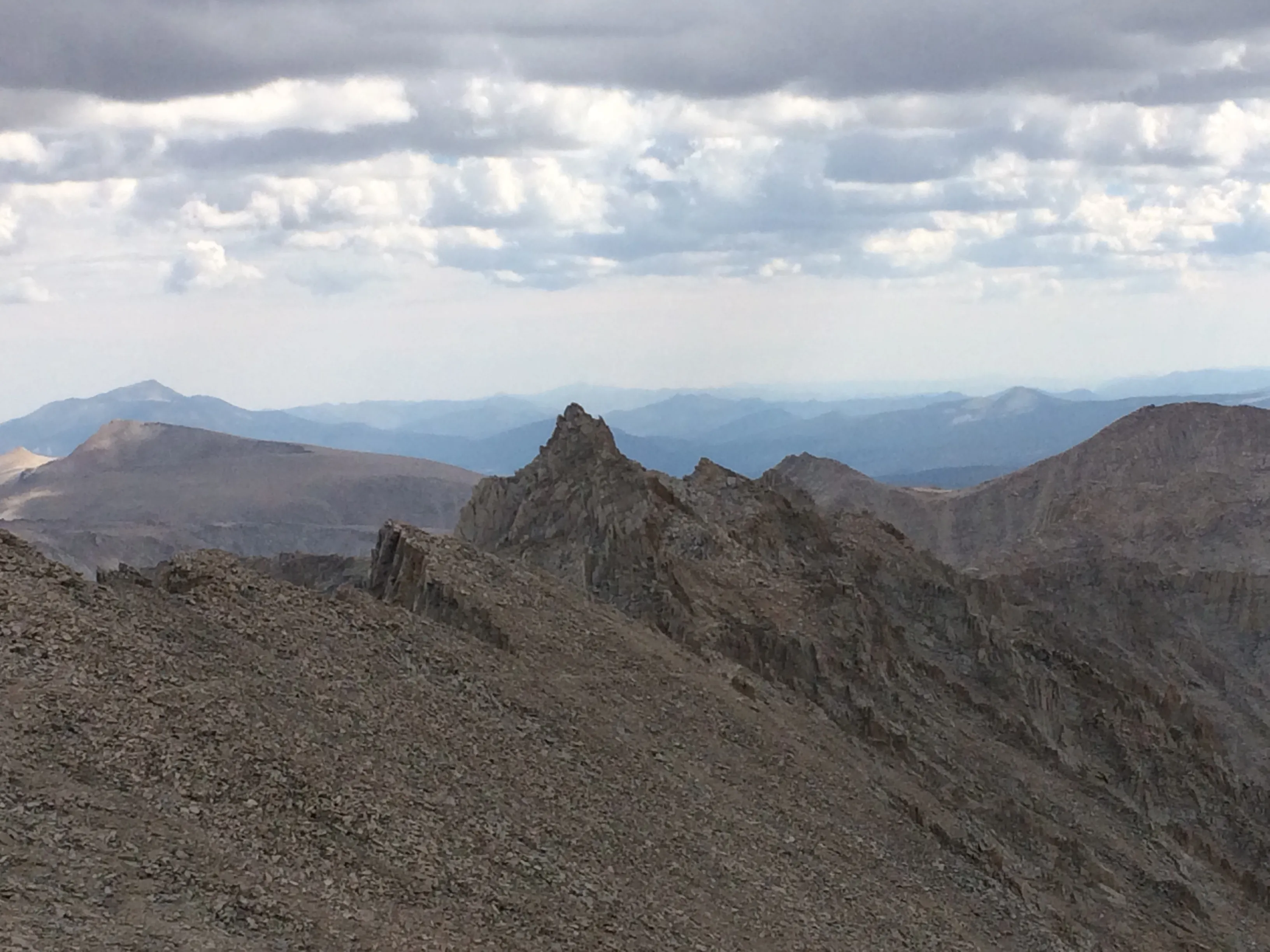 Scramble up Mt. Muir