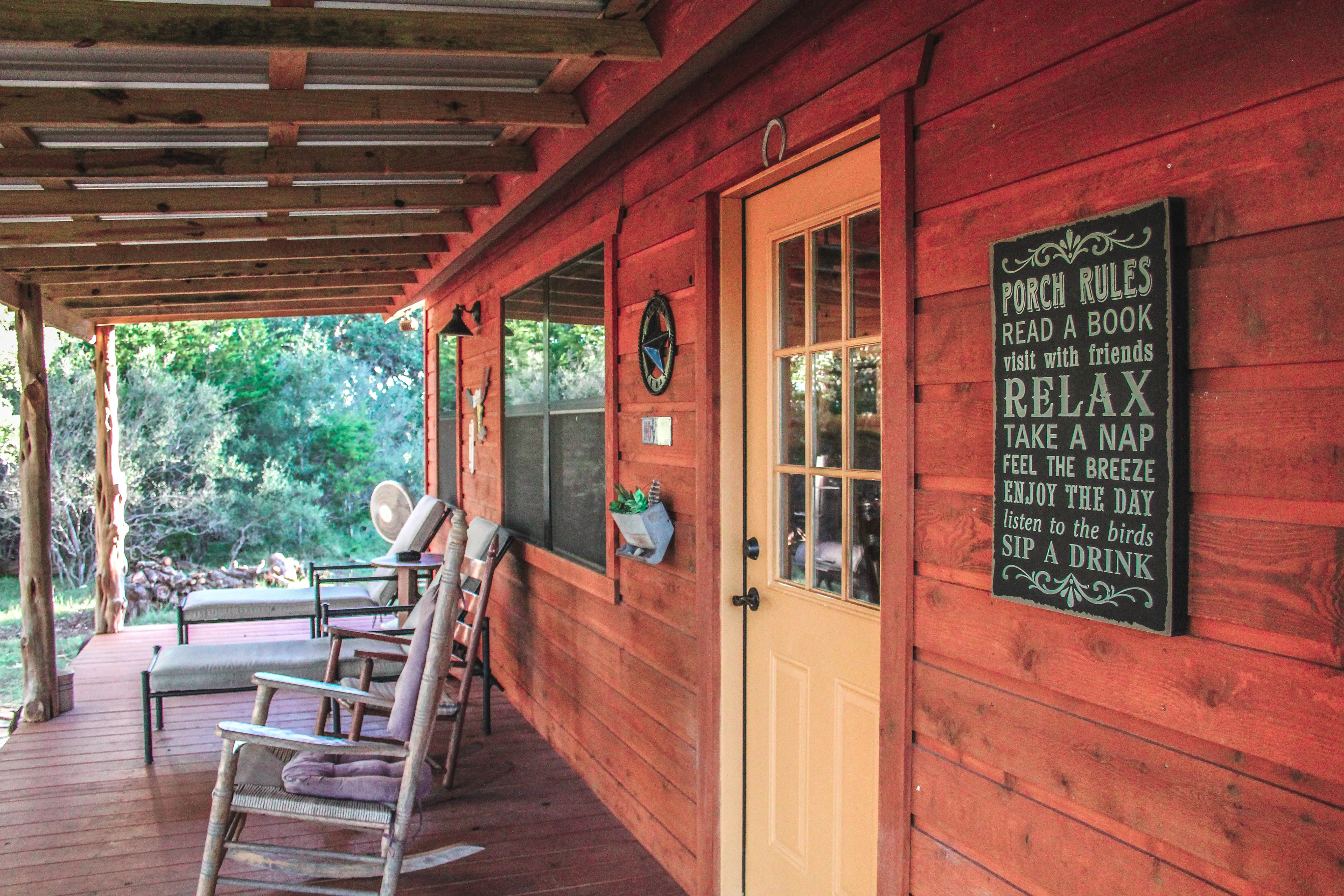 Camp out at Four Sisters Ranch Cabin