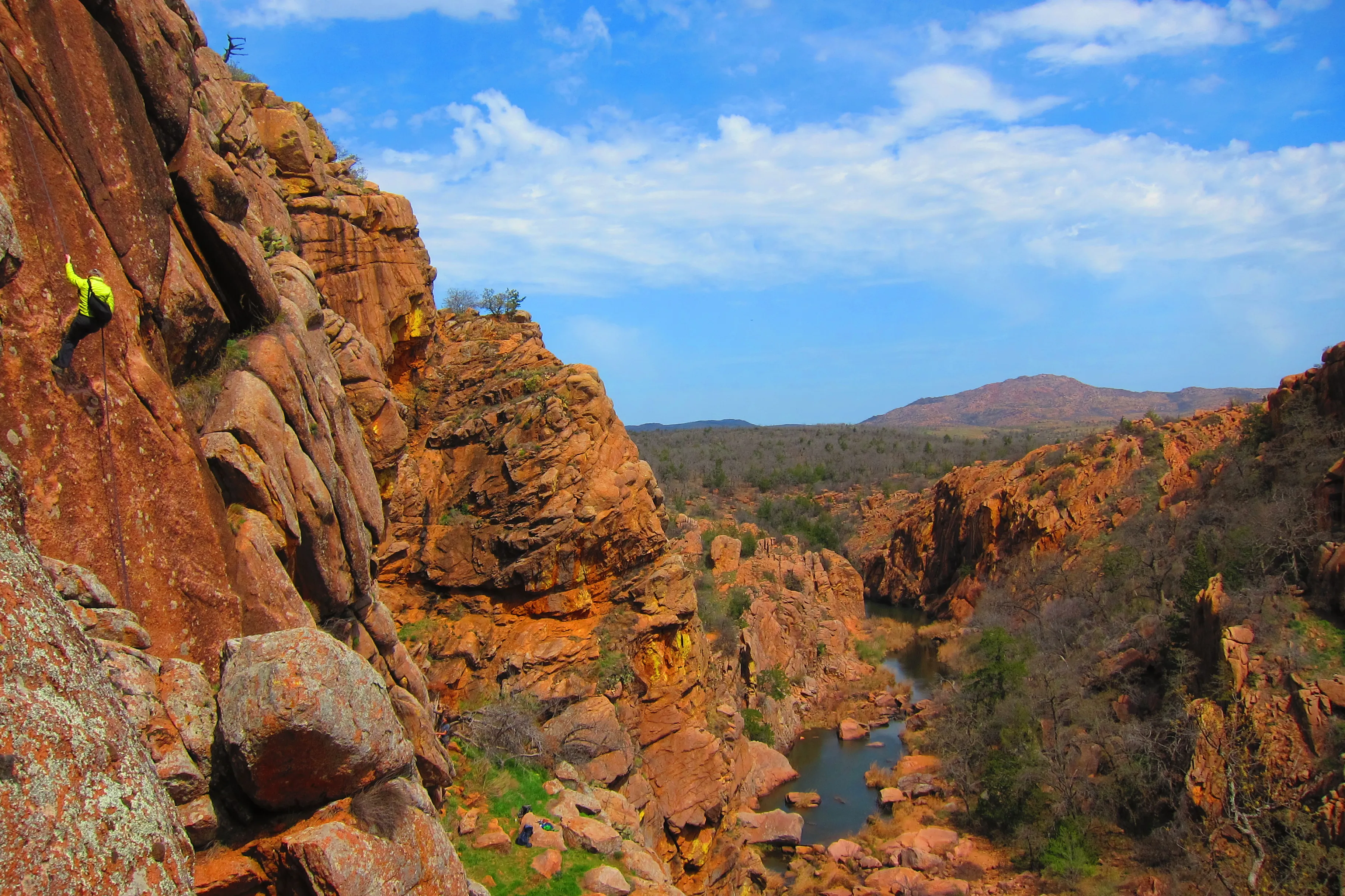 Climb at the Wichita Mountains Wildlife Refuge