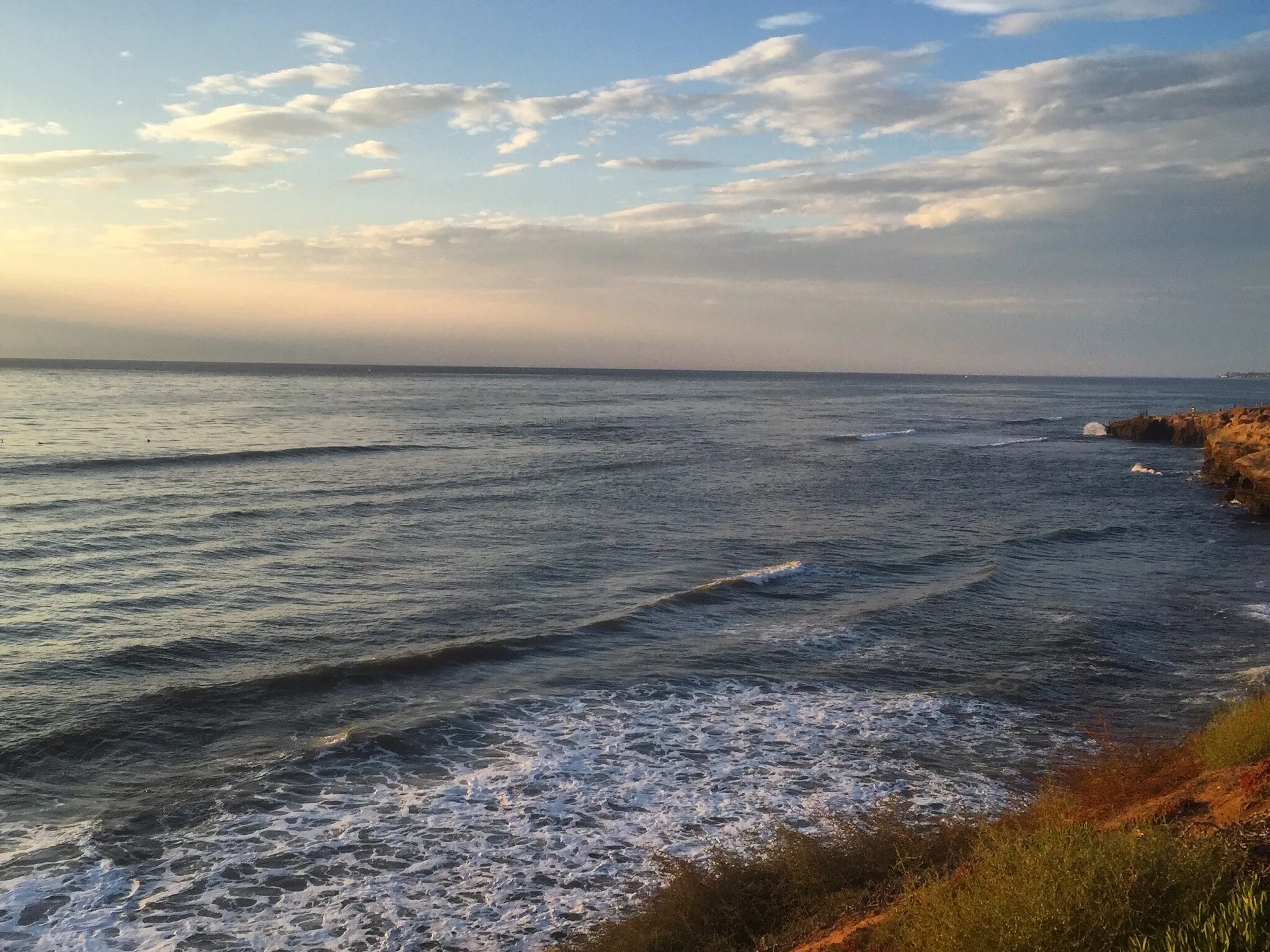 Surf at Sunset Cliffs