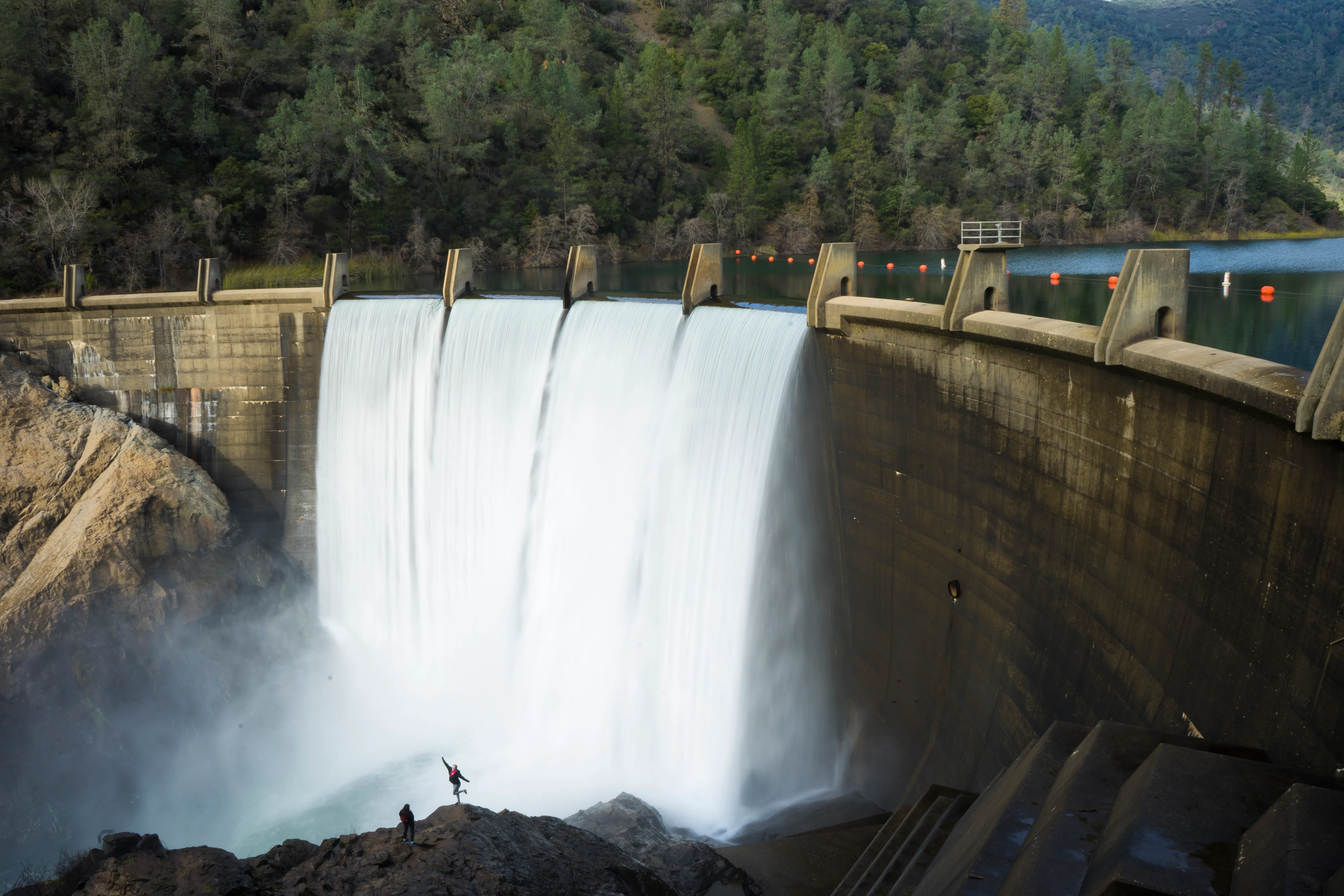 North Fork Dam of Lake Clementine