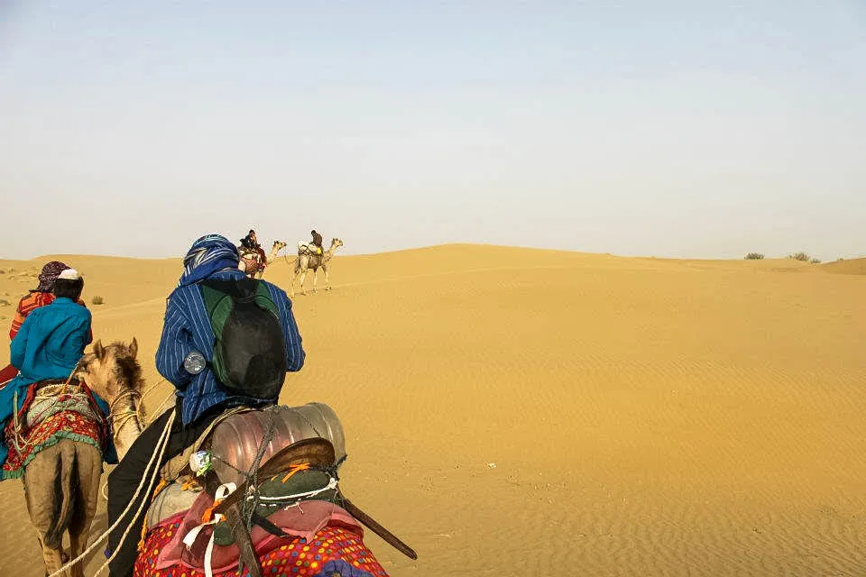 Camel Trek through the Thar Desert 