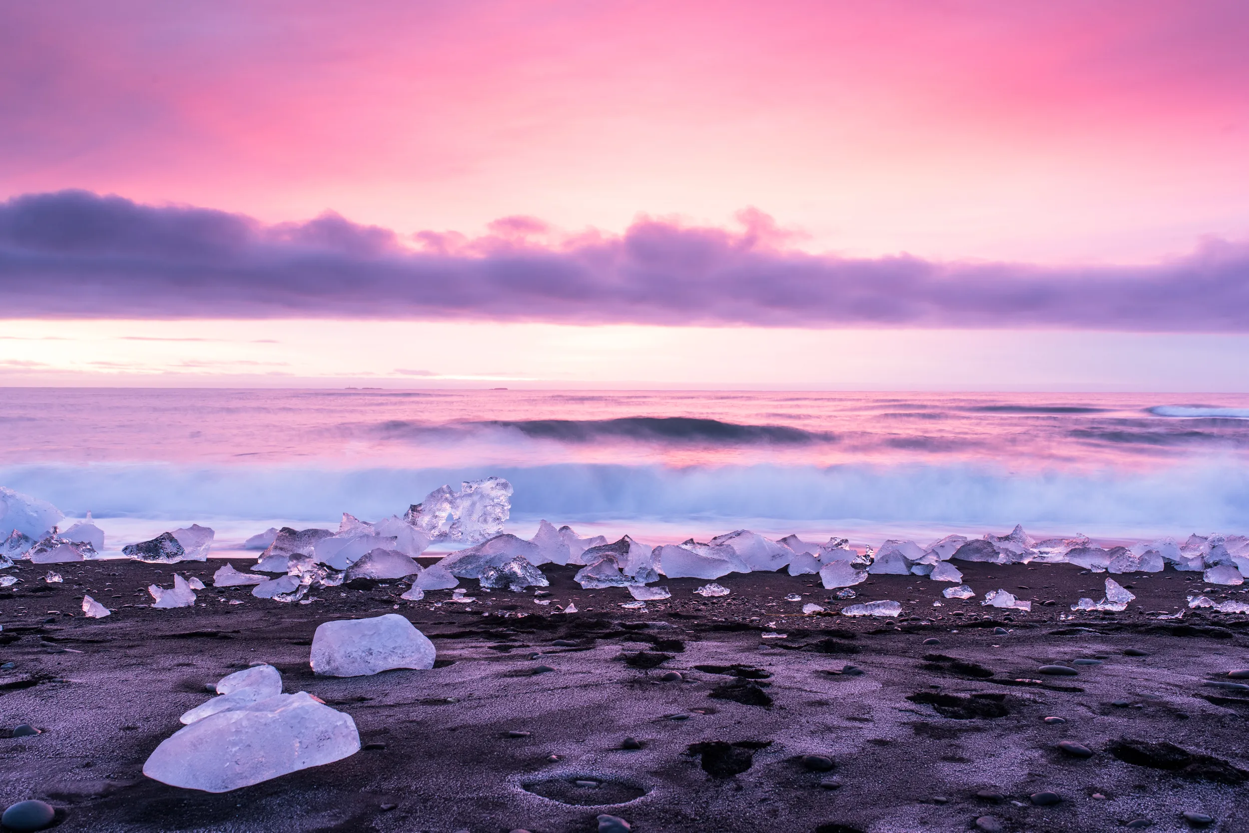 Watch the Sunrise from Ice Beach