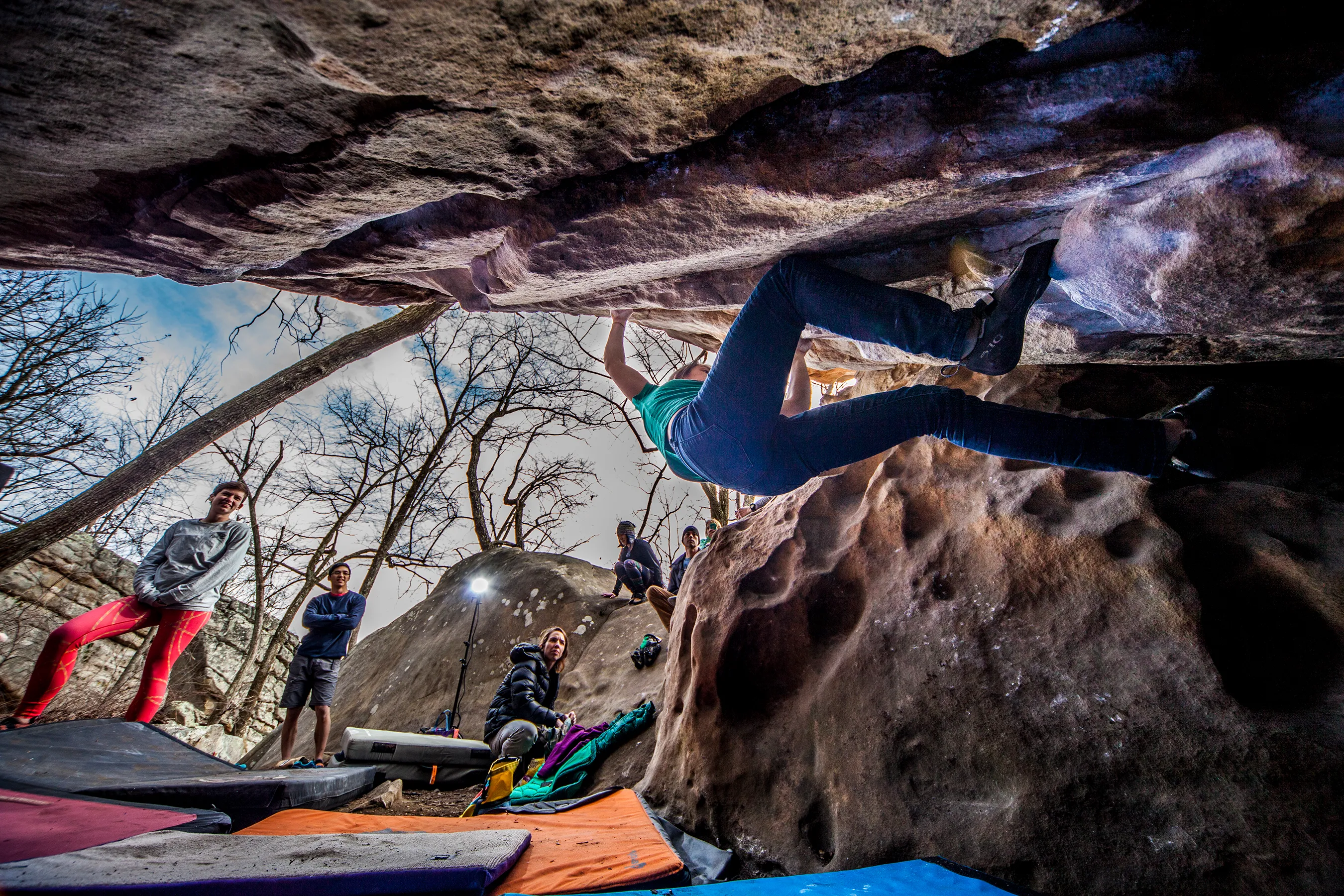 Bouldering Stone Fort, TN