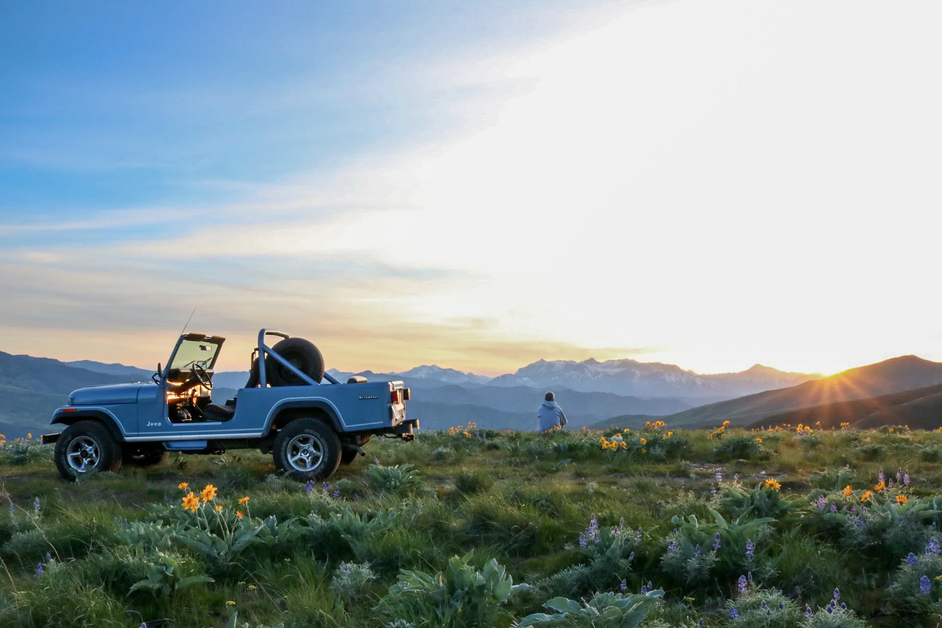 Drive Up Burch Mountain 