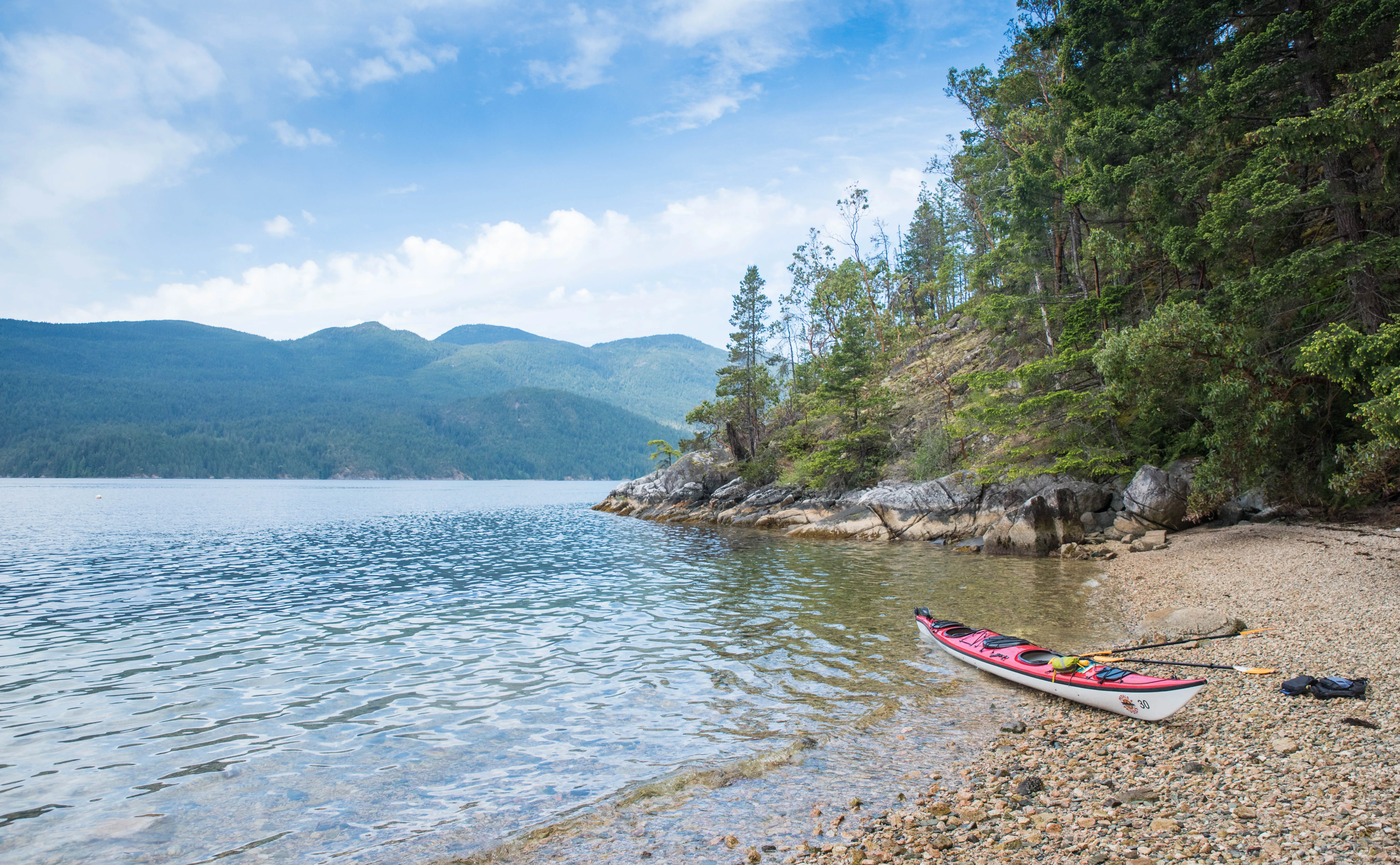 Kayak the Sechelt Inlet