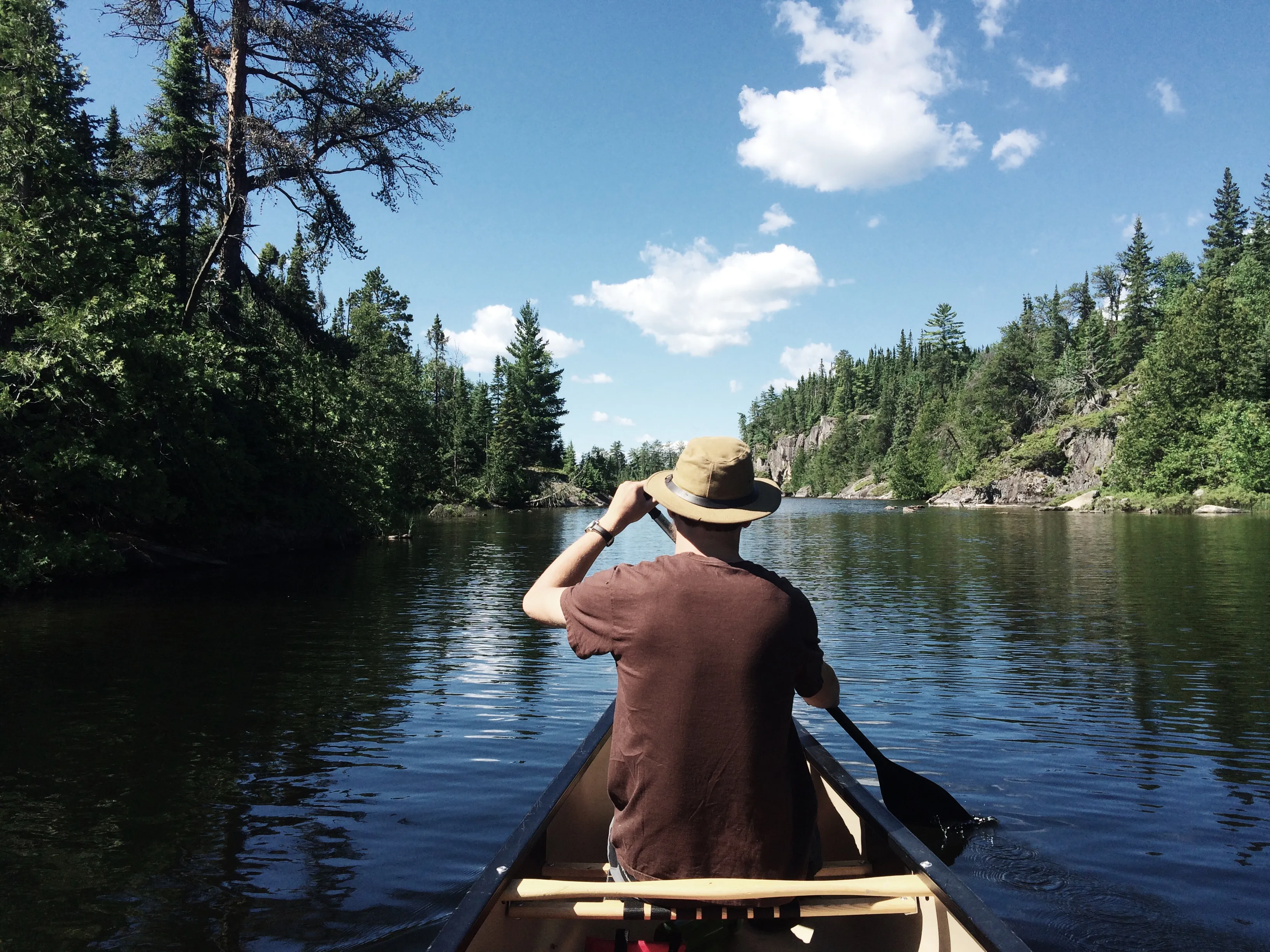 Canoe to the Palisades on Seagull Lake in the BWCA 