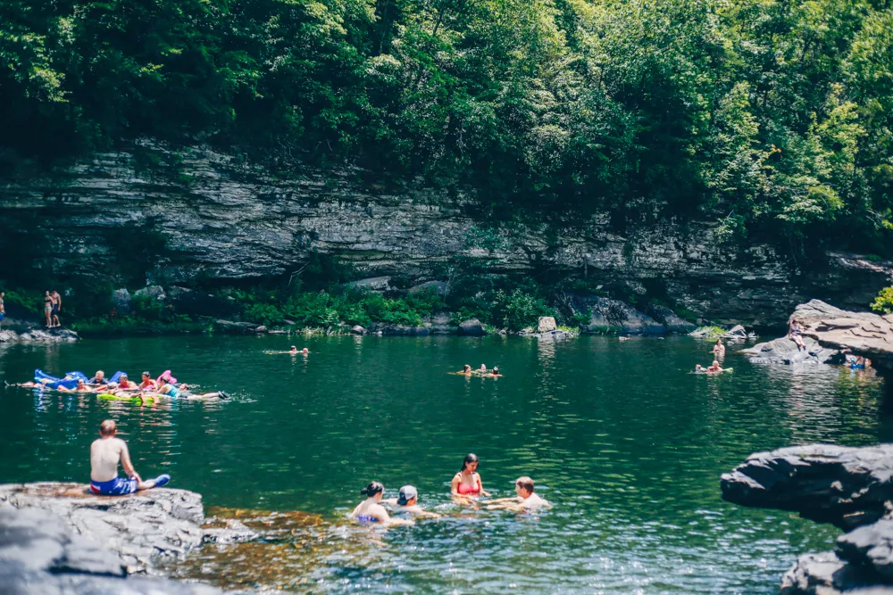 Swim at Little Falls (Martha's Falls)