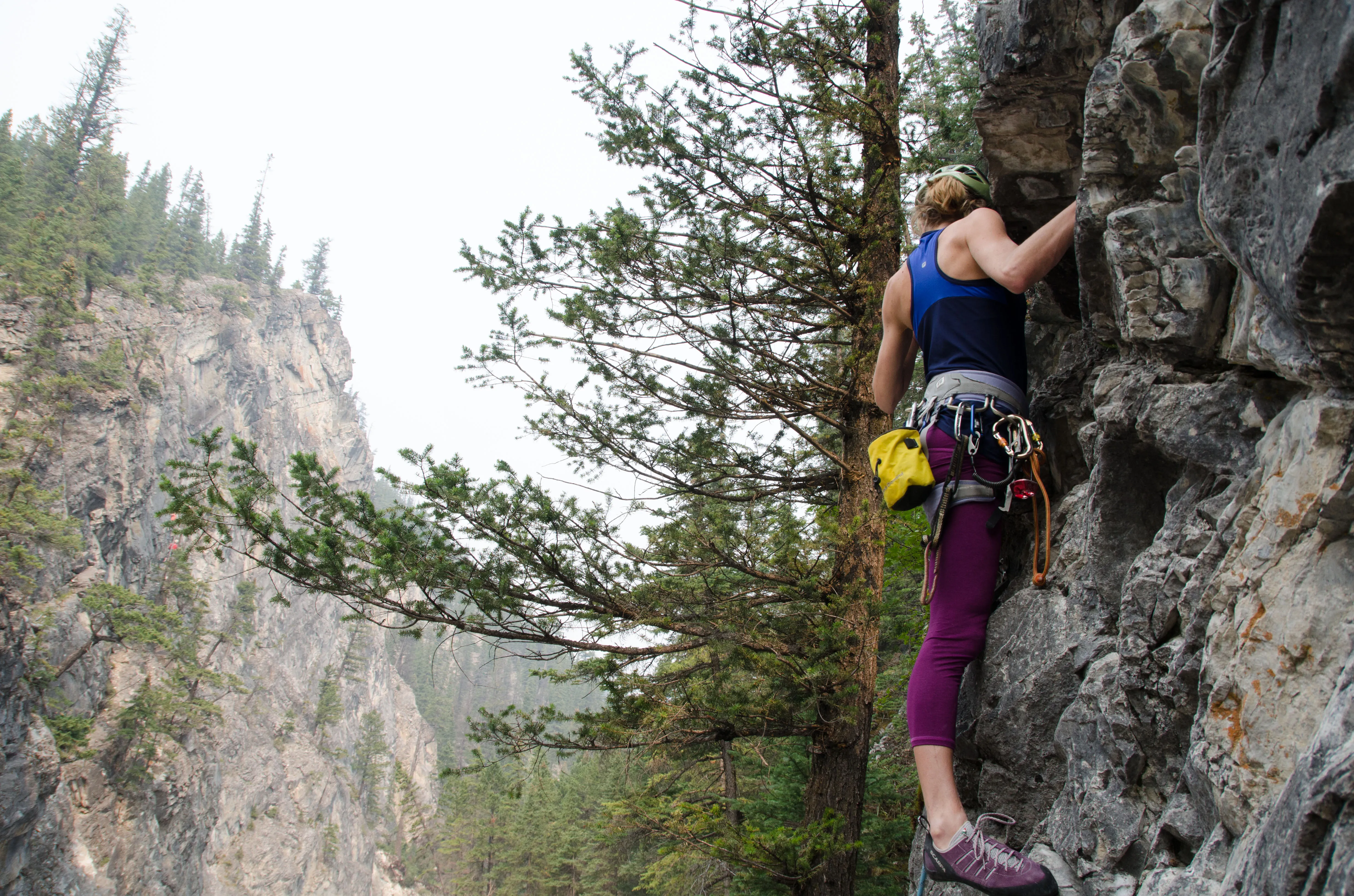 Rock Climb at Cougar Creek Canyon