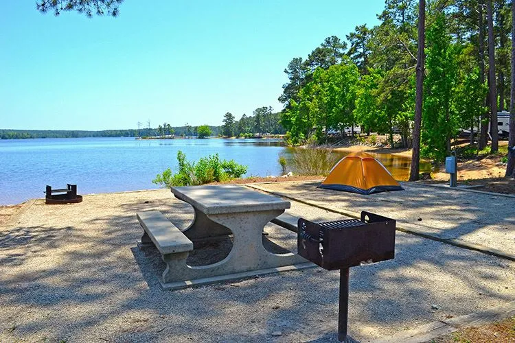 Mistletoe State Park Campground Loop