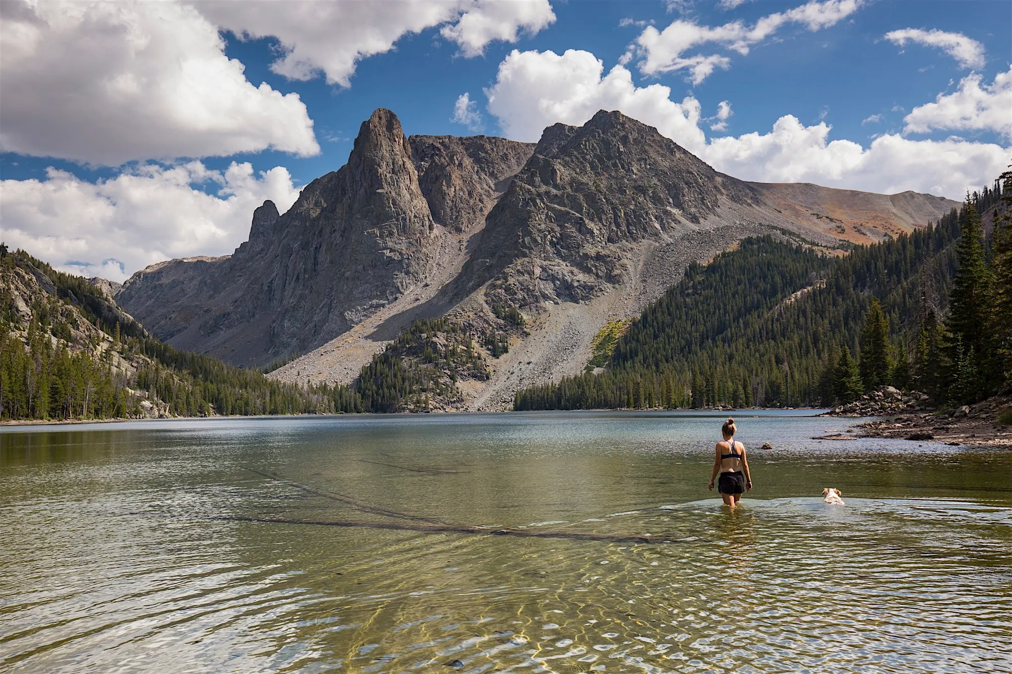Slide Lake via Green River Lakes Trailhead