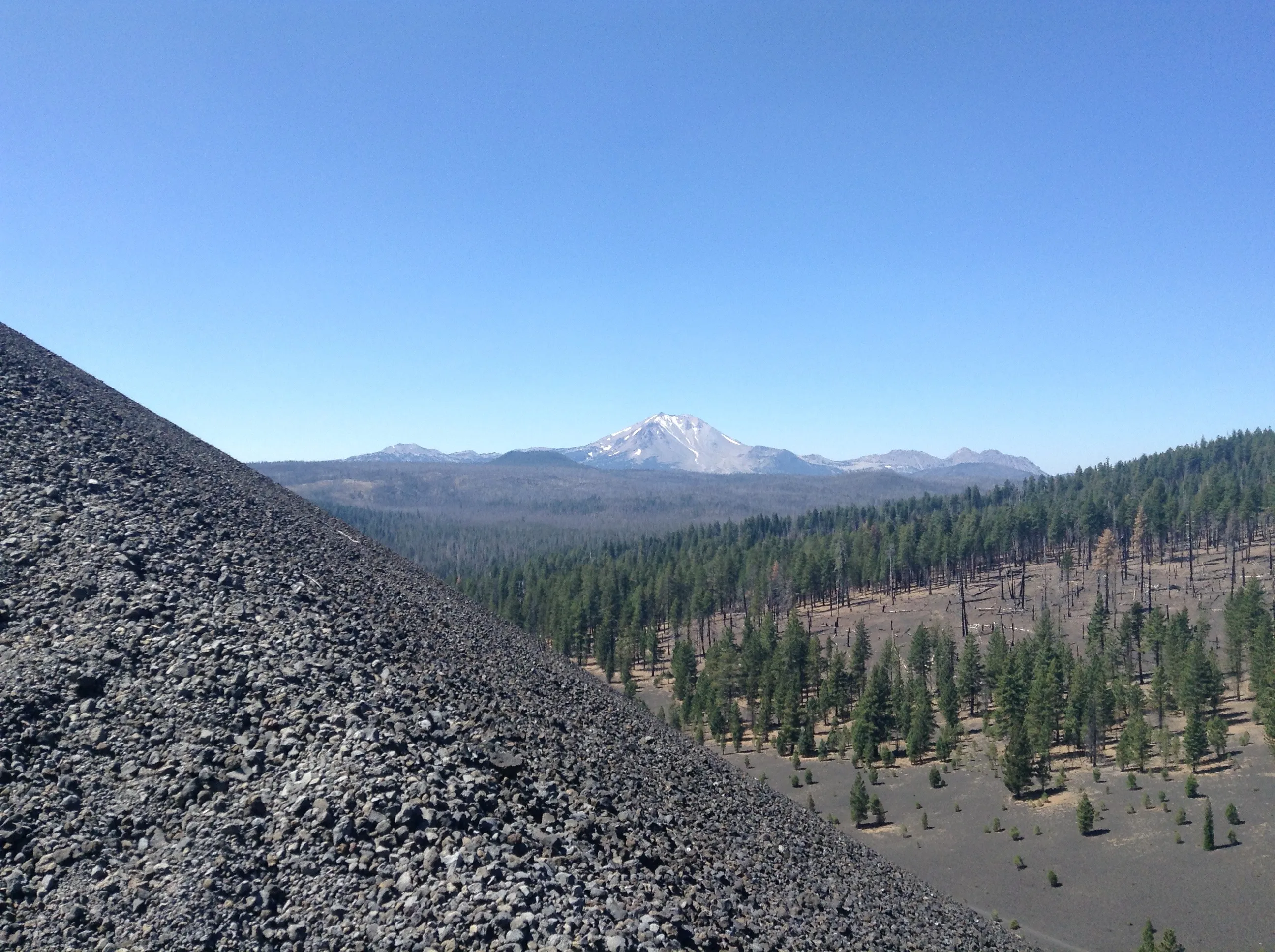 Hike to Snag Lake via the Cinder Cone