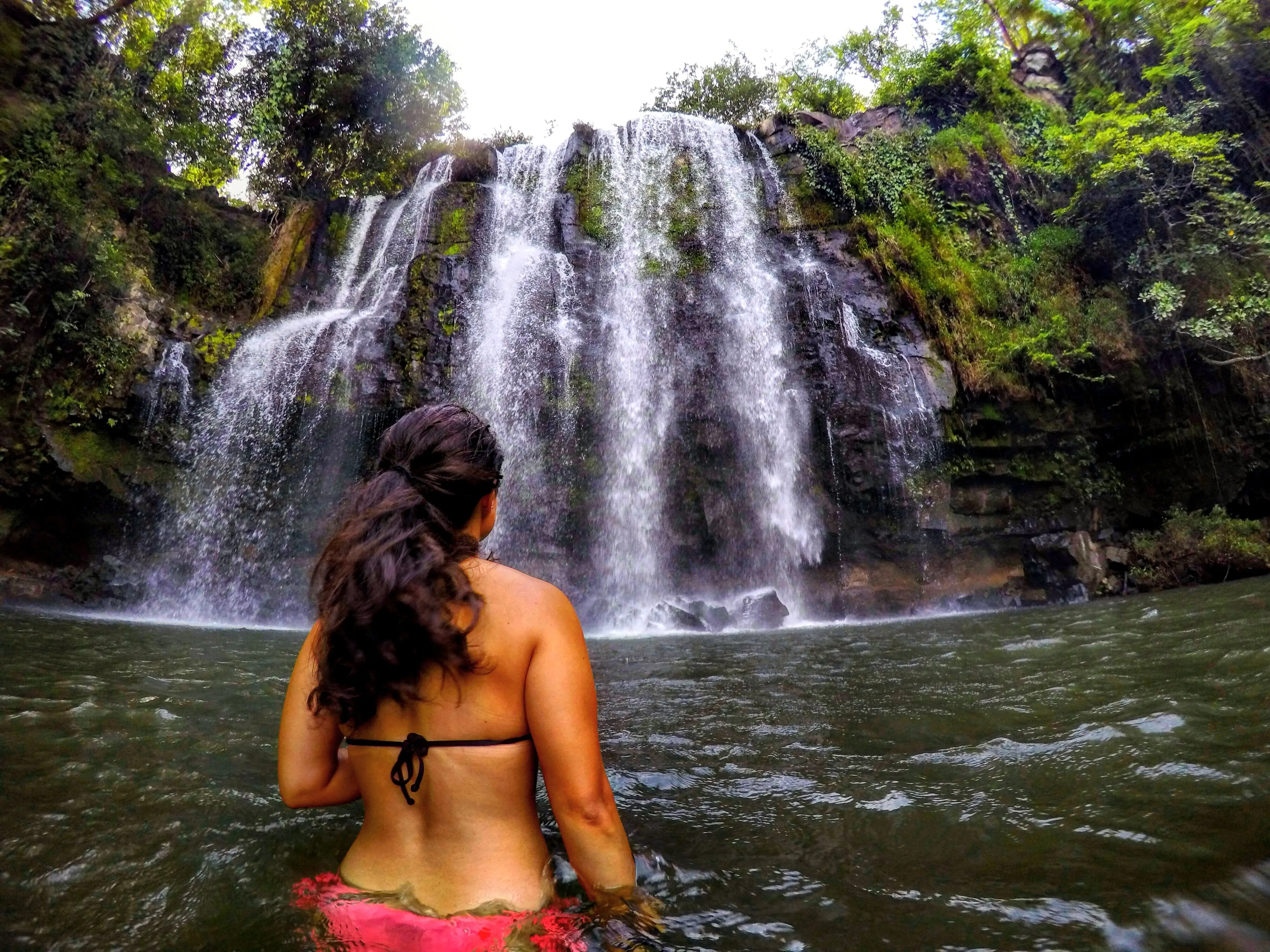 Swim at Llanos de Cortez, Costa Rica