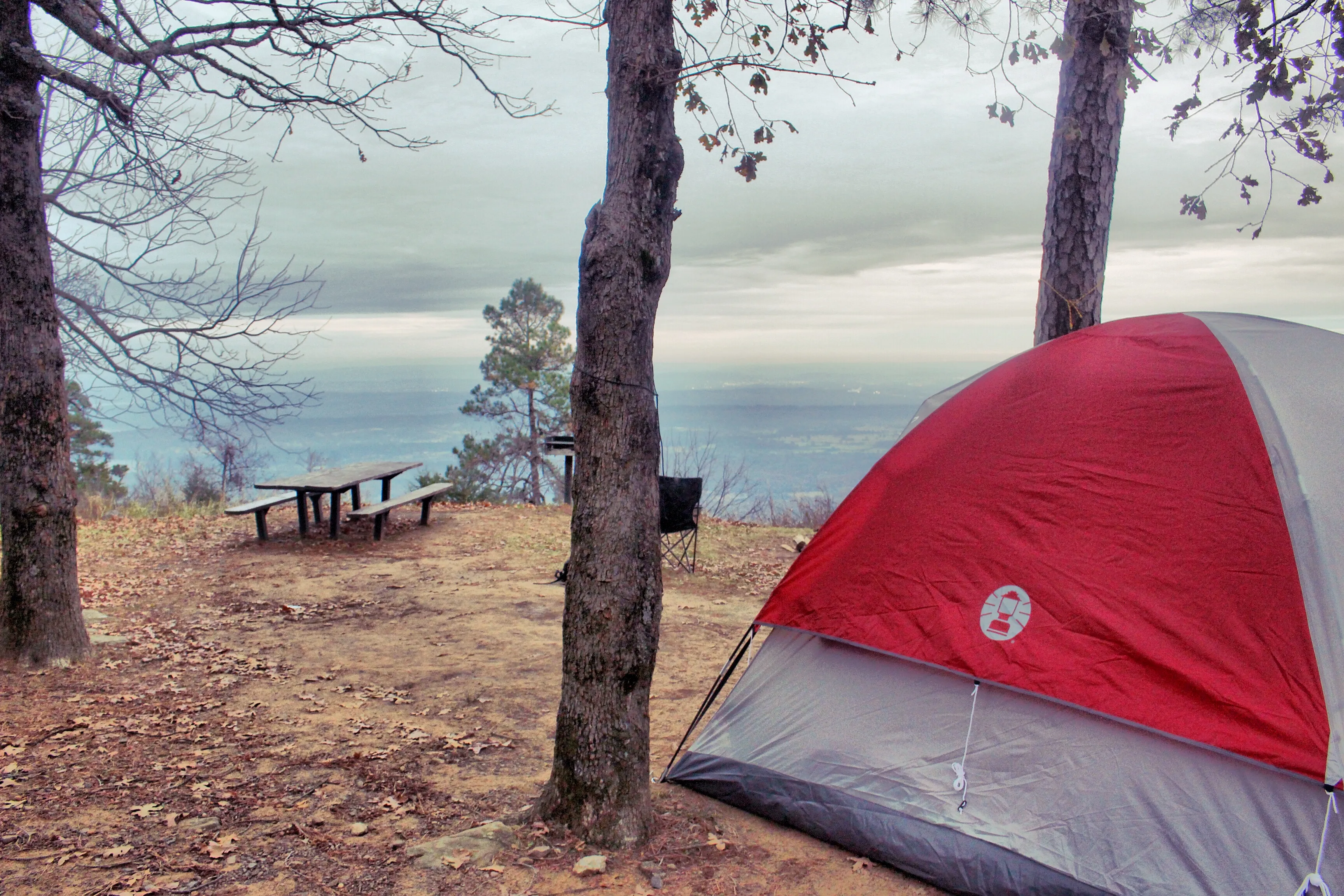 Camp at Mount Nebo SP
